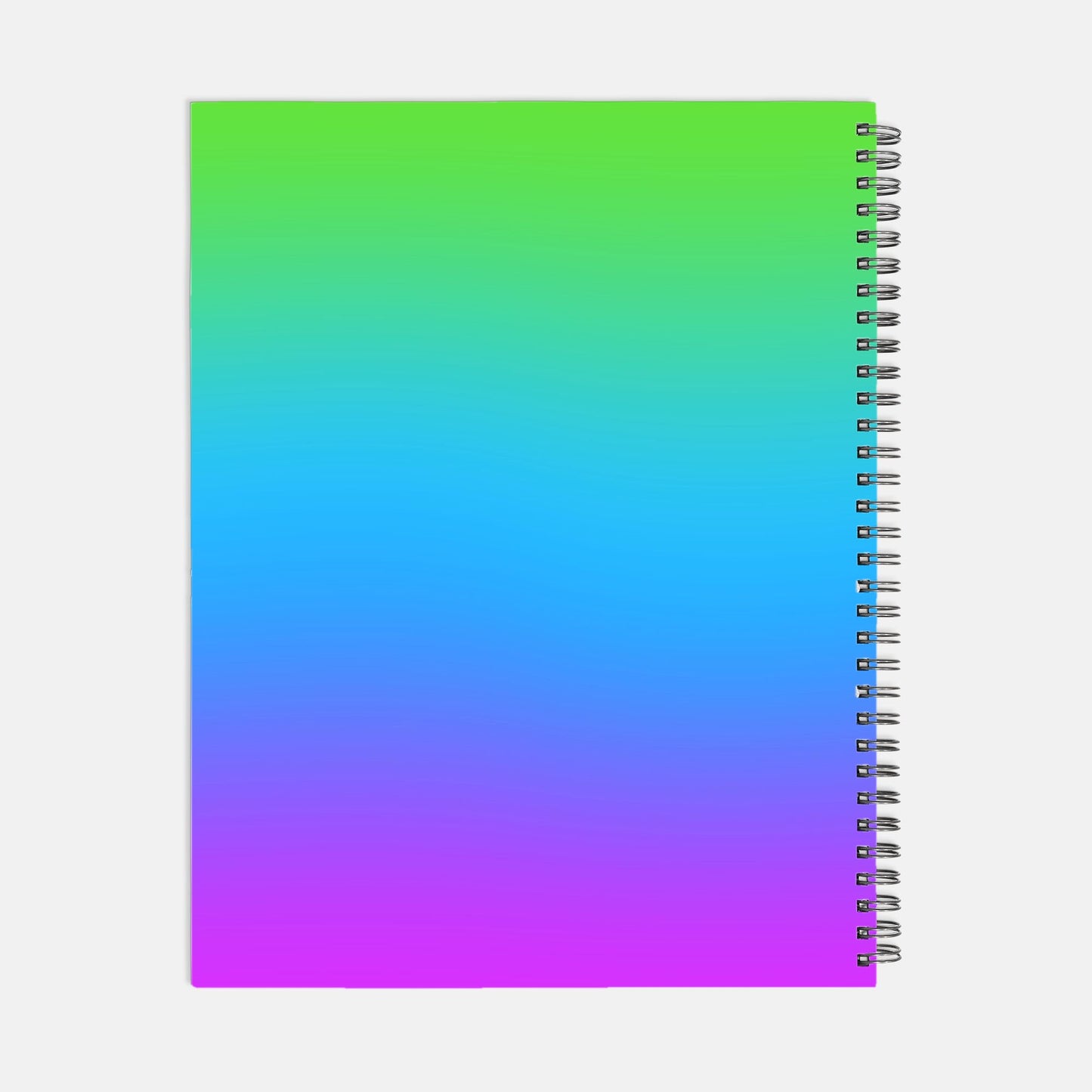 Notebook Hardcover Spiral 8.5 x 11 - Boss Lady Modern TriColor