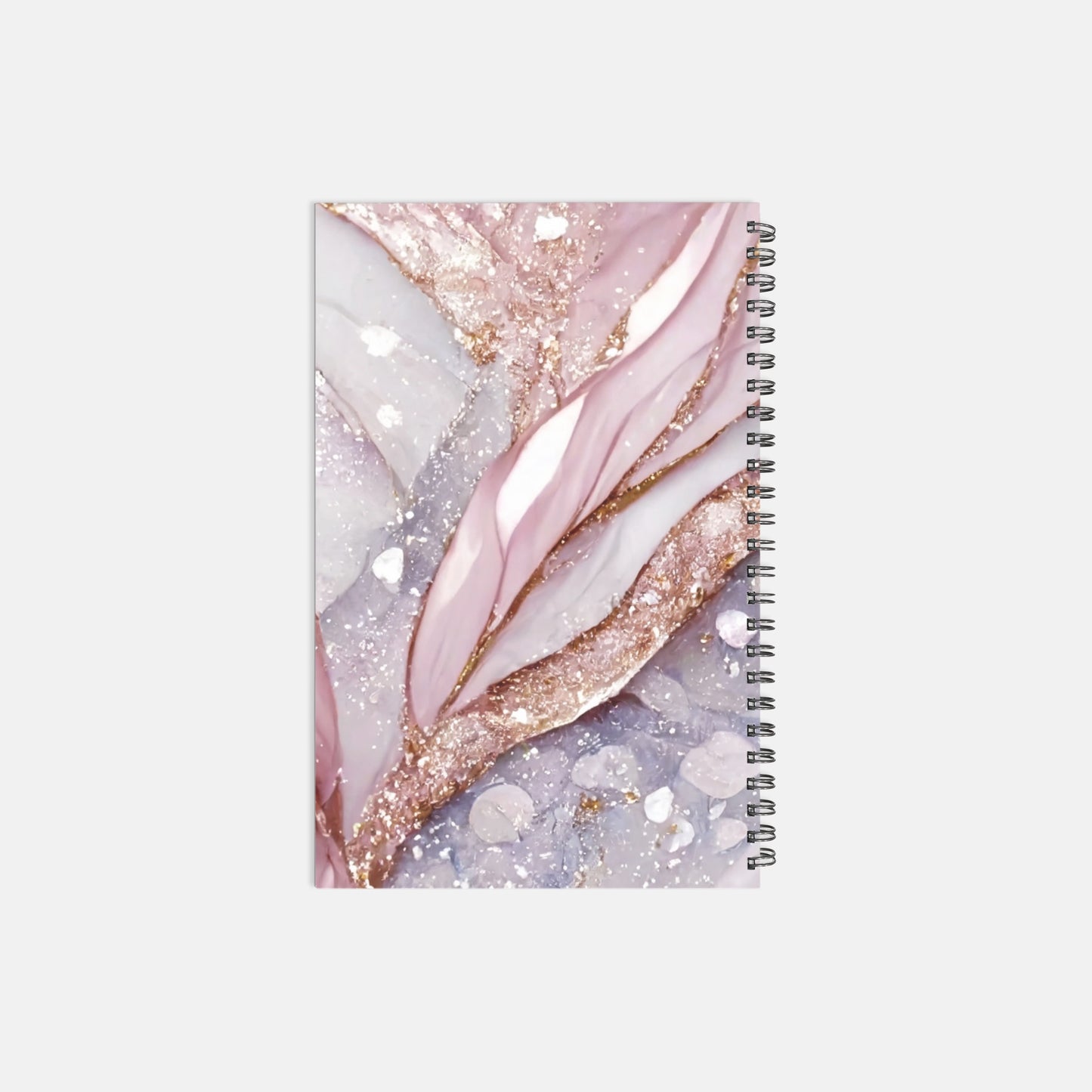 Notebook Softcover Spiral 5.5 x 8.5 - Pastel Stonework