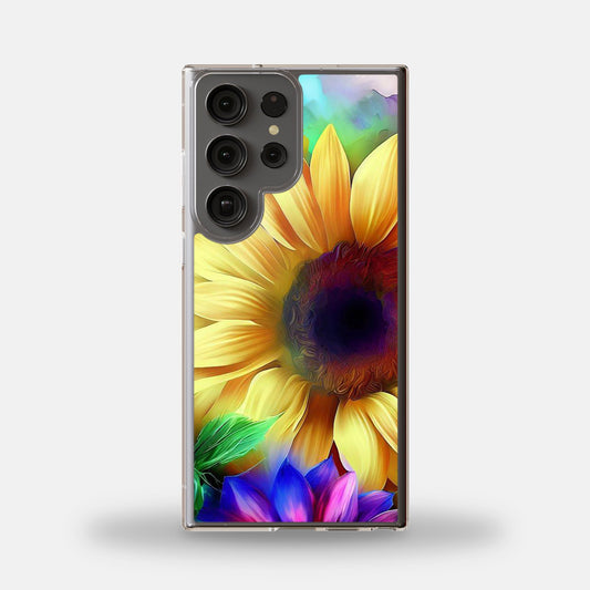 Samsung Galaxy S23 Ultra Clear Case - Sunflower Color