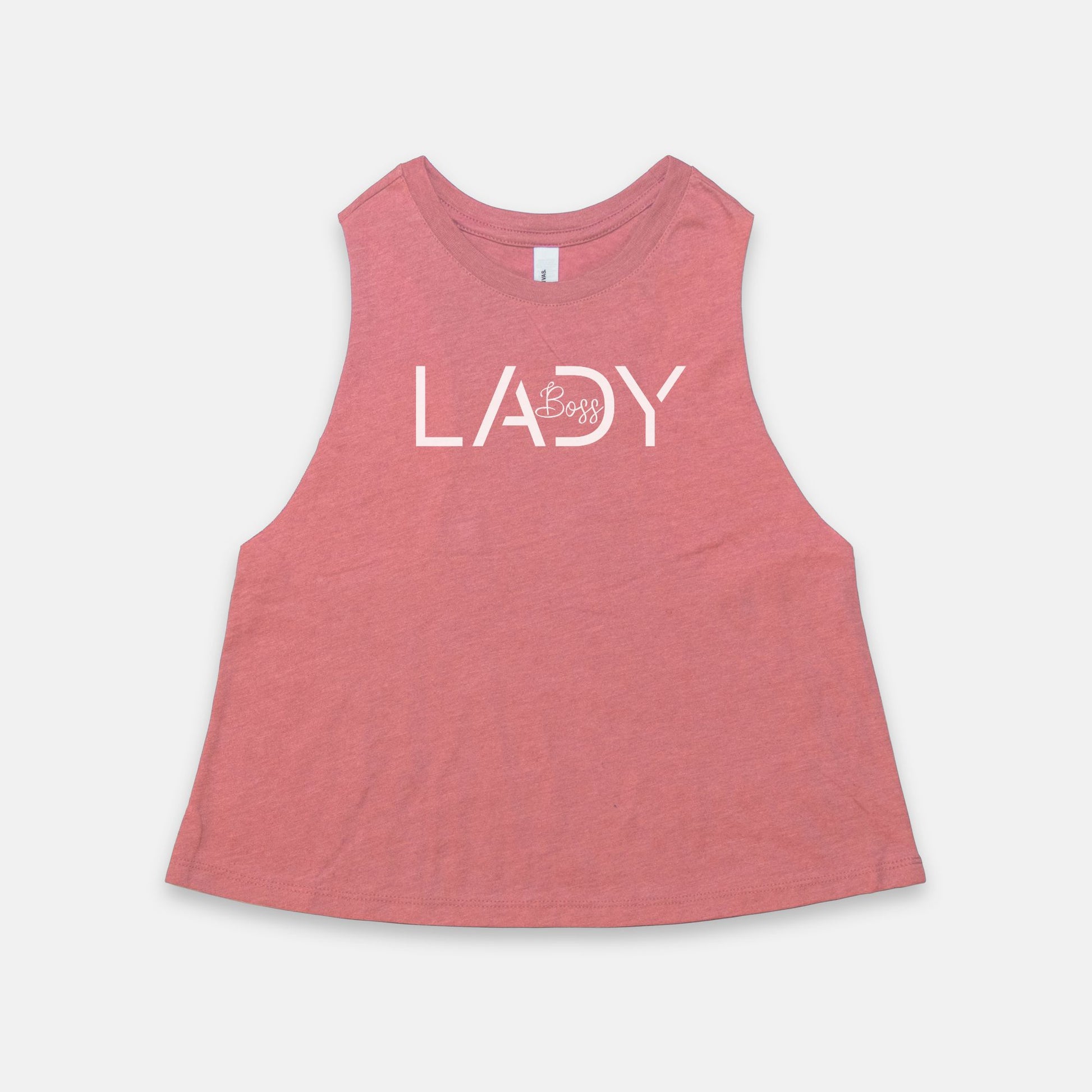 Step into modern elegance with the Bella Canvas Racerback Cropped Tank 6682 - Boss Lady Modern, from Designs On The Go. Elevate your wardrobe effortlessly.