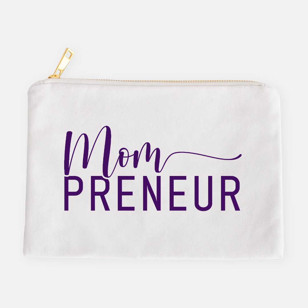Zipper Canvas Bag - Mompreneur