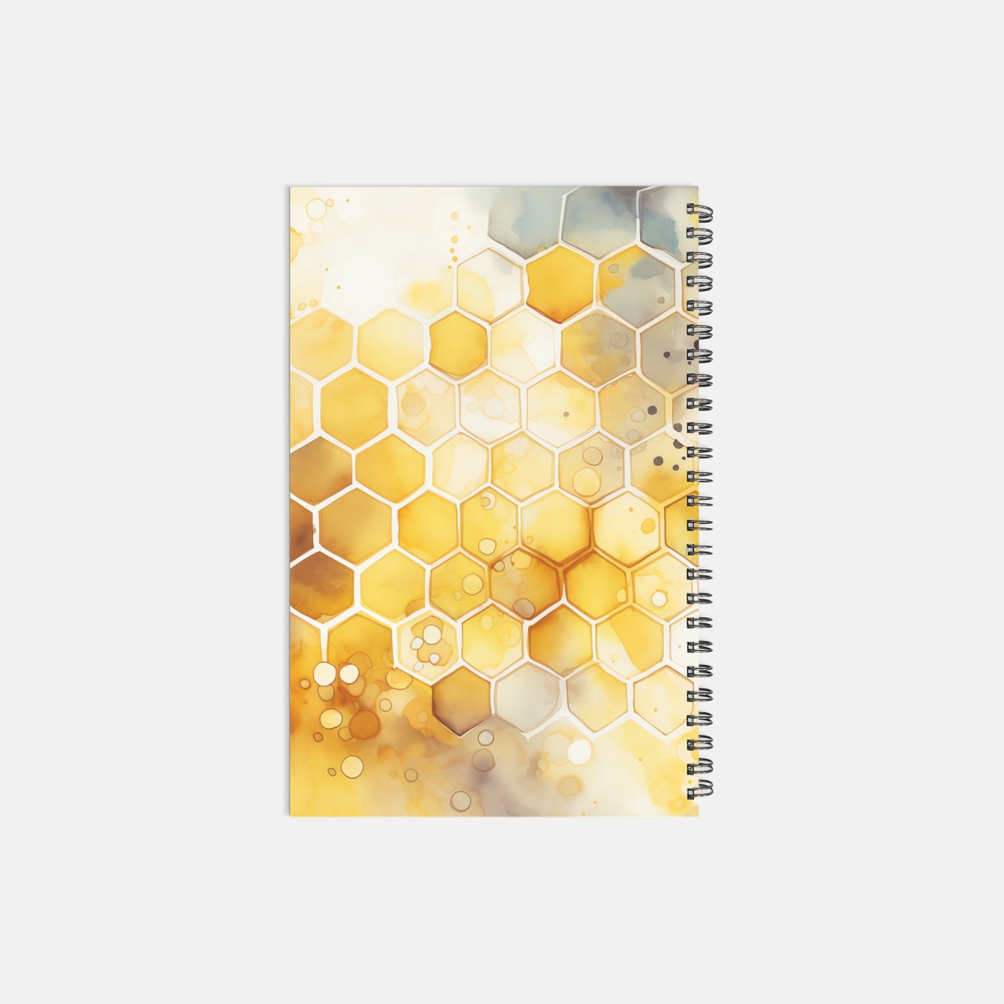 Notebook Softcover Spiral 5.5 x 8.5 - Beehive Splash