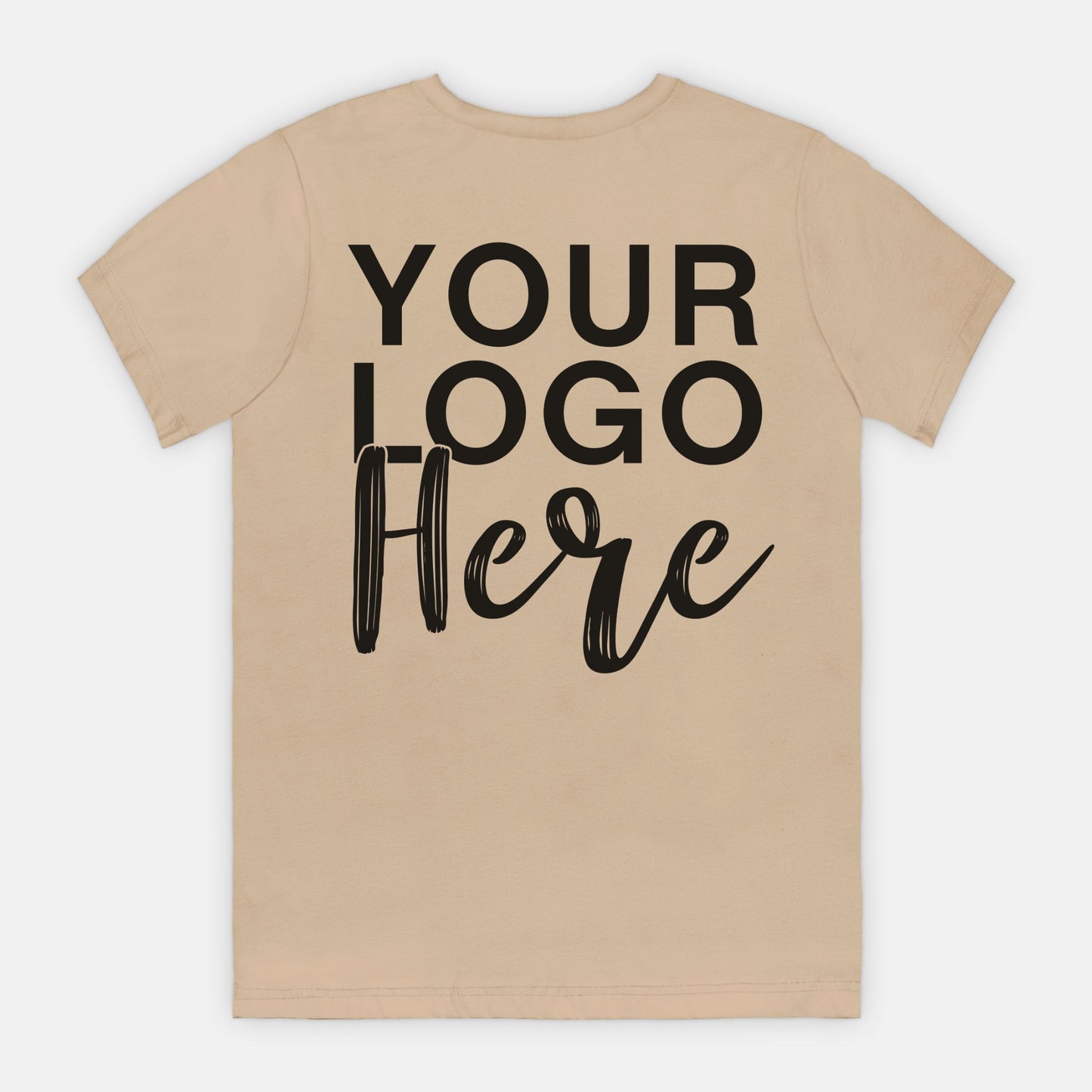 Bella Canvas Unisex Tee 3001 - Logo Only - Front & Back