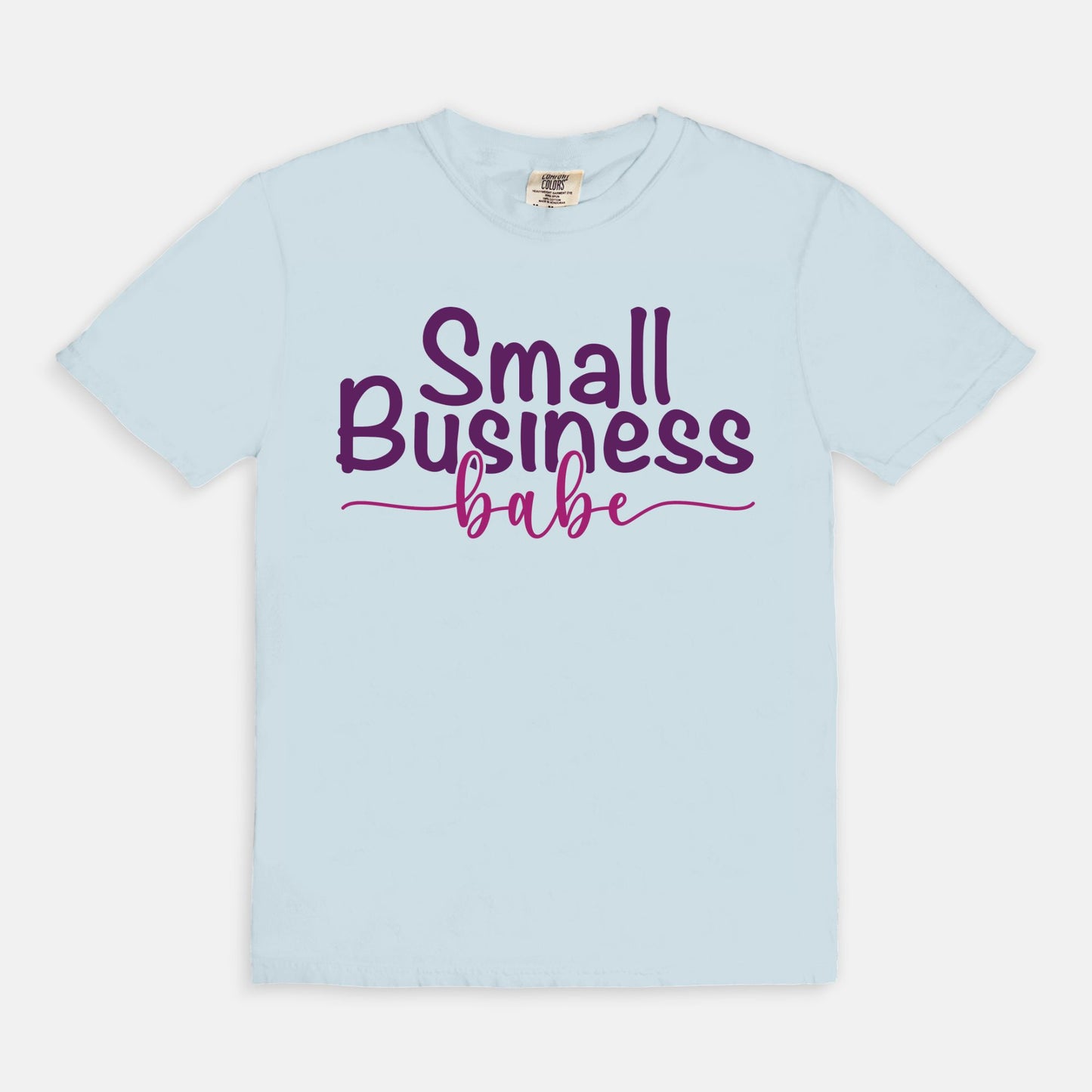 Show off your entrepreneurial spirit with the Comfort Color Tee 1717 - Small Business Babe from Designs On The Go. This stylish and durable tee is perfect for proud small business owners. Comfortable and trendy, it’s the ideal way to represent your brand and inspire others every day!