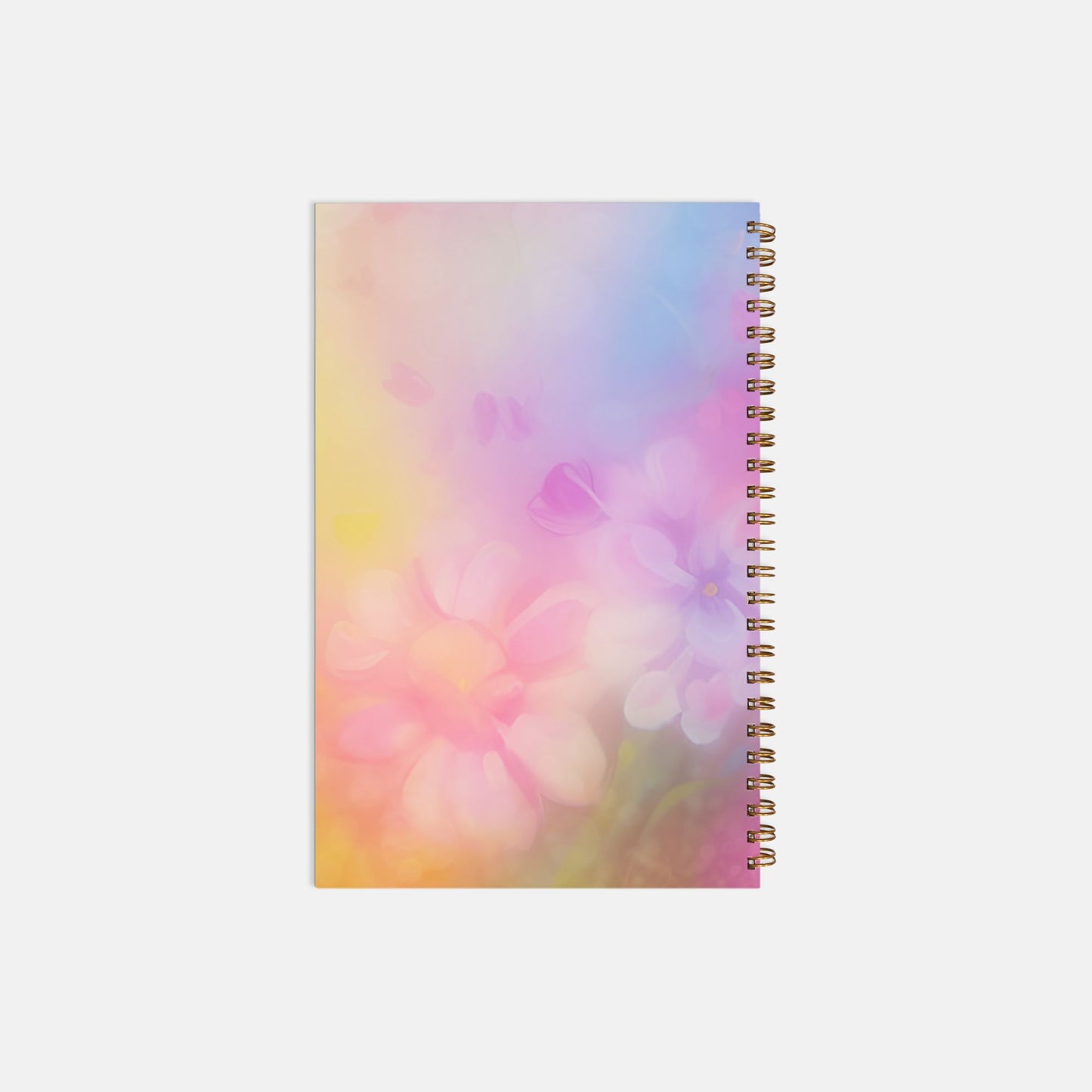 Planner Hardcover Spiral 5.5 x 8.5 - Mompreneur Fantasy Flowers