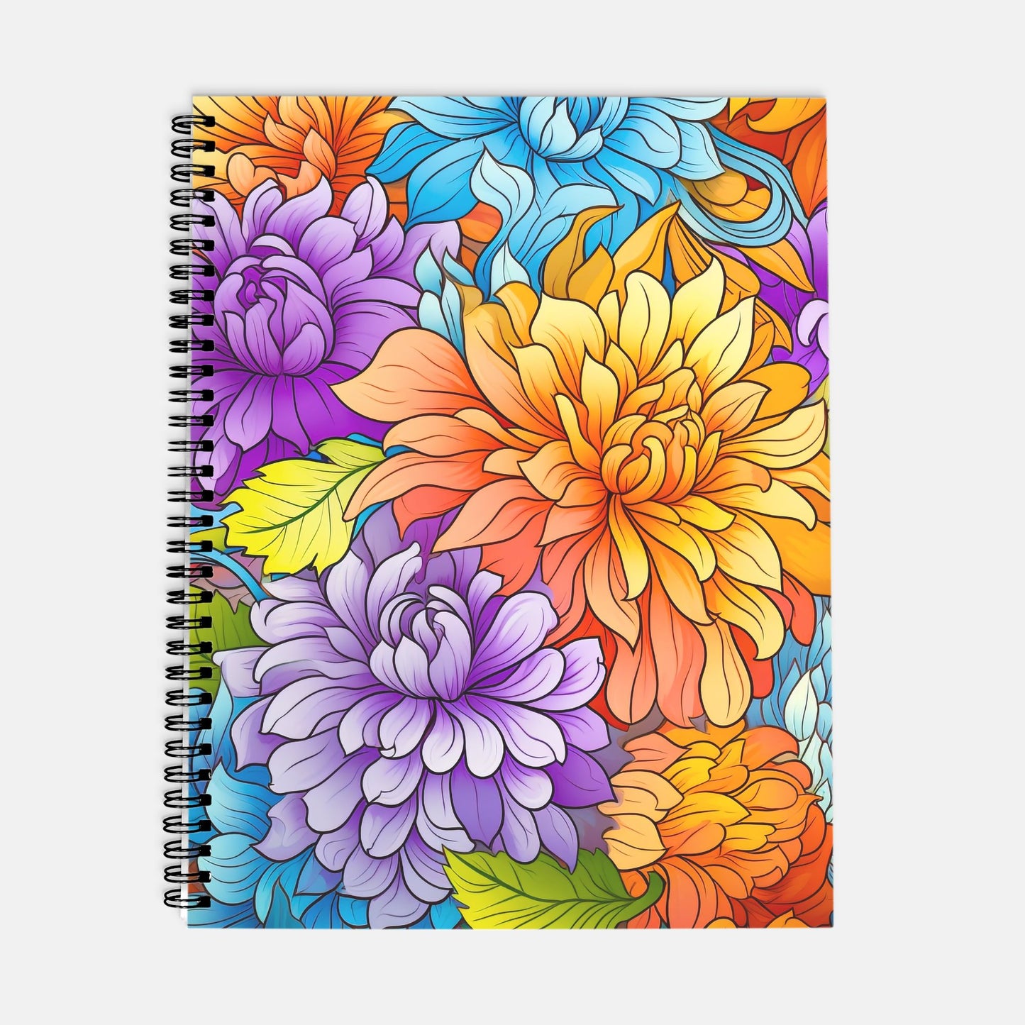 Planner Hardcover Spiral 8.5 x 11 - Golden Wonder