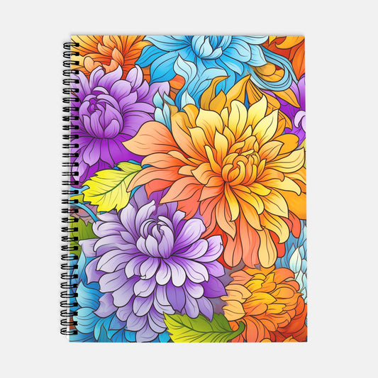 Planner Hardcover Spiral 8.5 x 11 - Golden Wonder