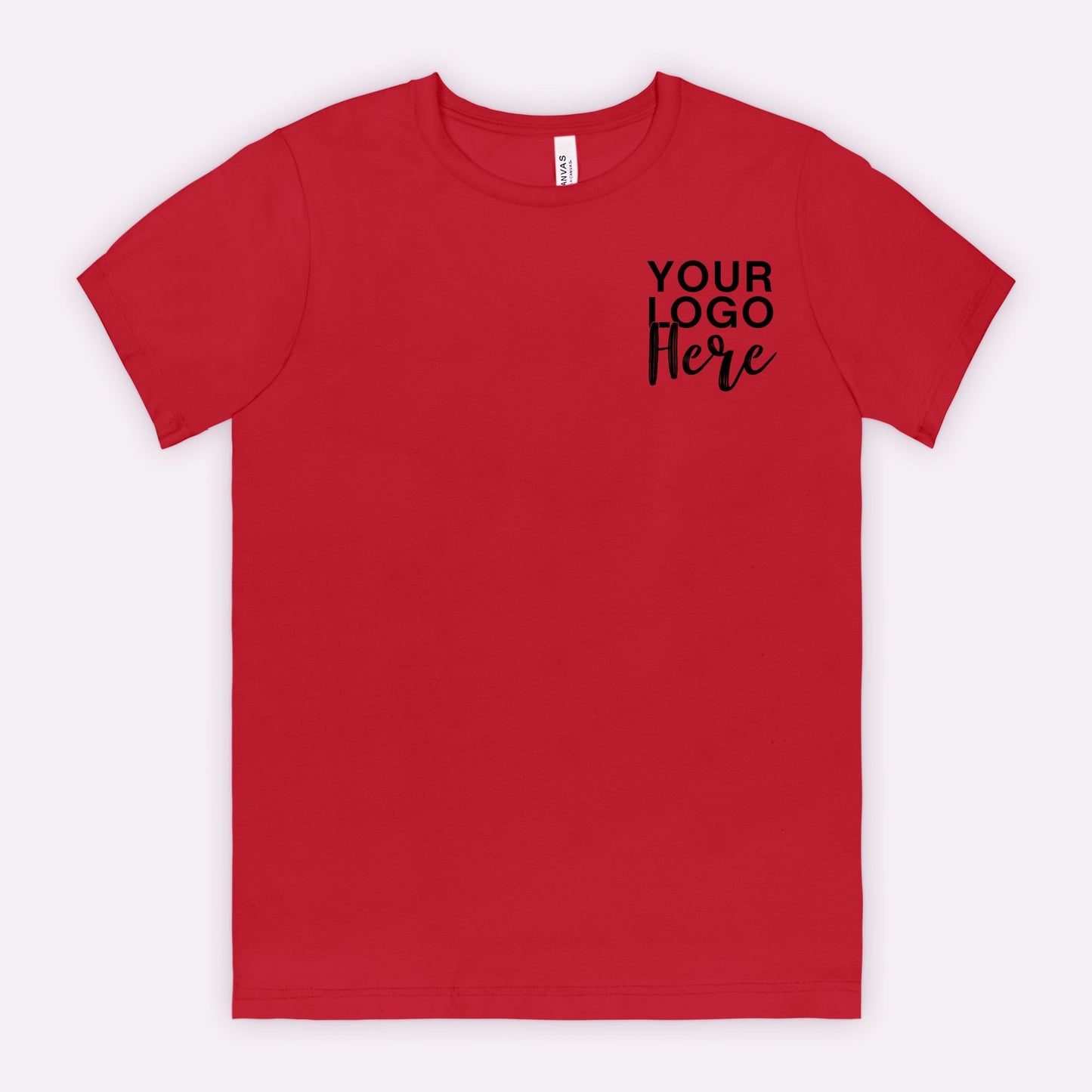 Bella Canvas Unisex Tee 3001 - Logo Only - Front & Back