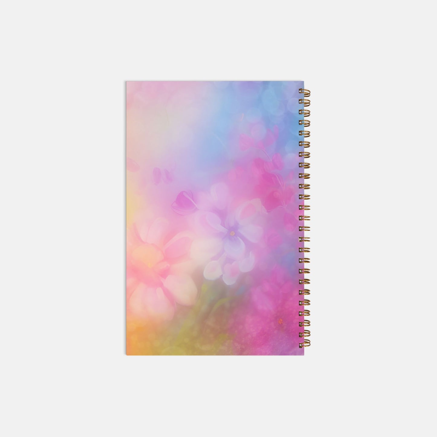 Notebook Softcover Spiral 5.5 x 8.5 - Mompreneur Fantasy Flowers