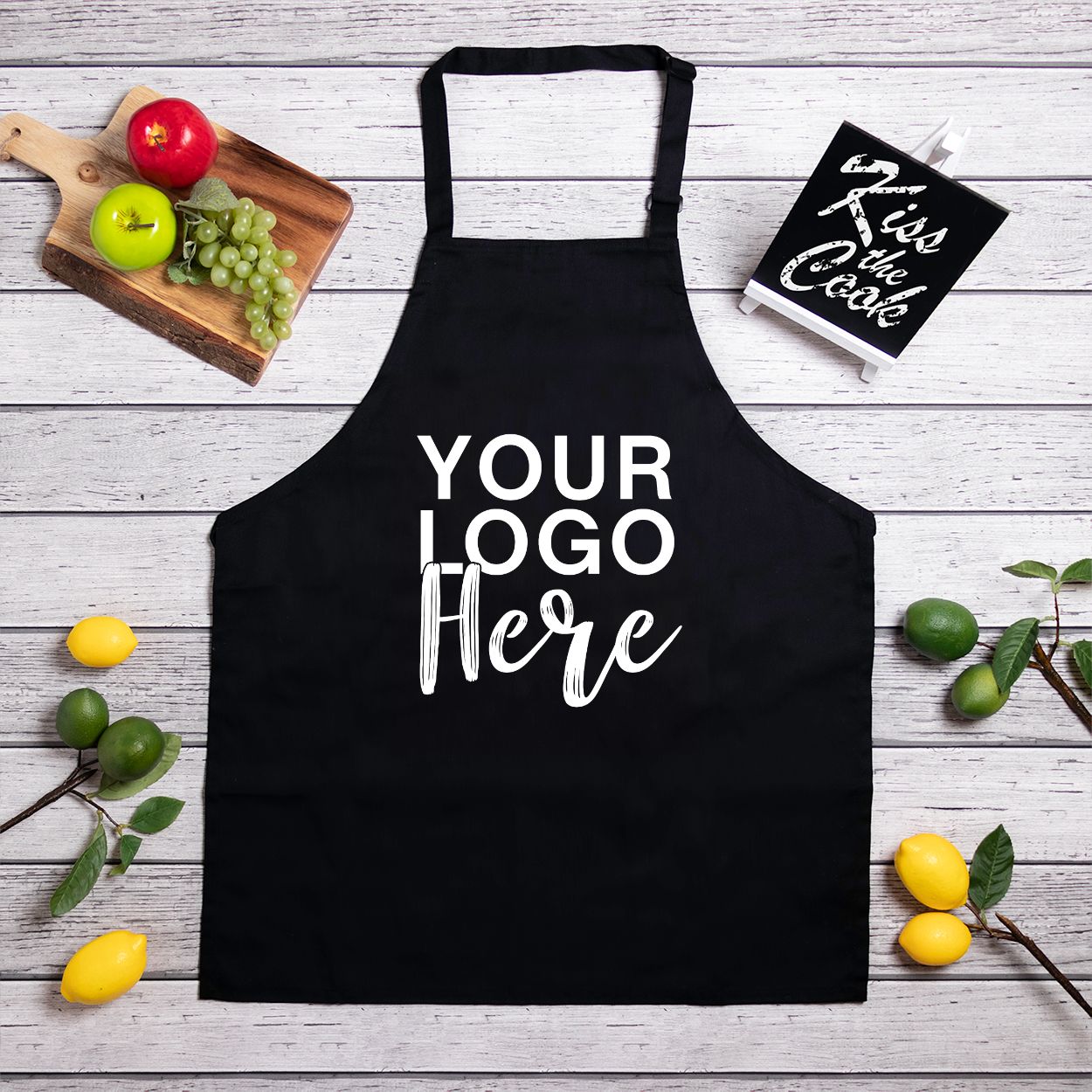 Showcase your brand with a Full-Length Apron featuring your logo from Designs On The Go. Perfect for businesses, events, or personal use, our high-quality aprons offer durability and style. Make a lasting impression with custom aprons that highlight your logo, crafted with care by Designs On The Go.