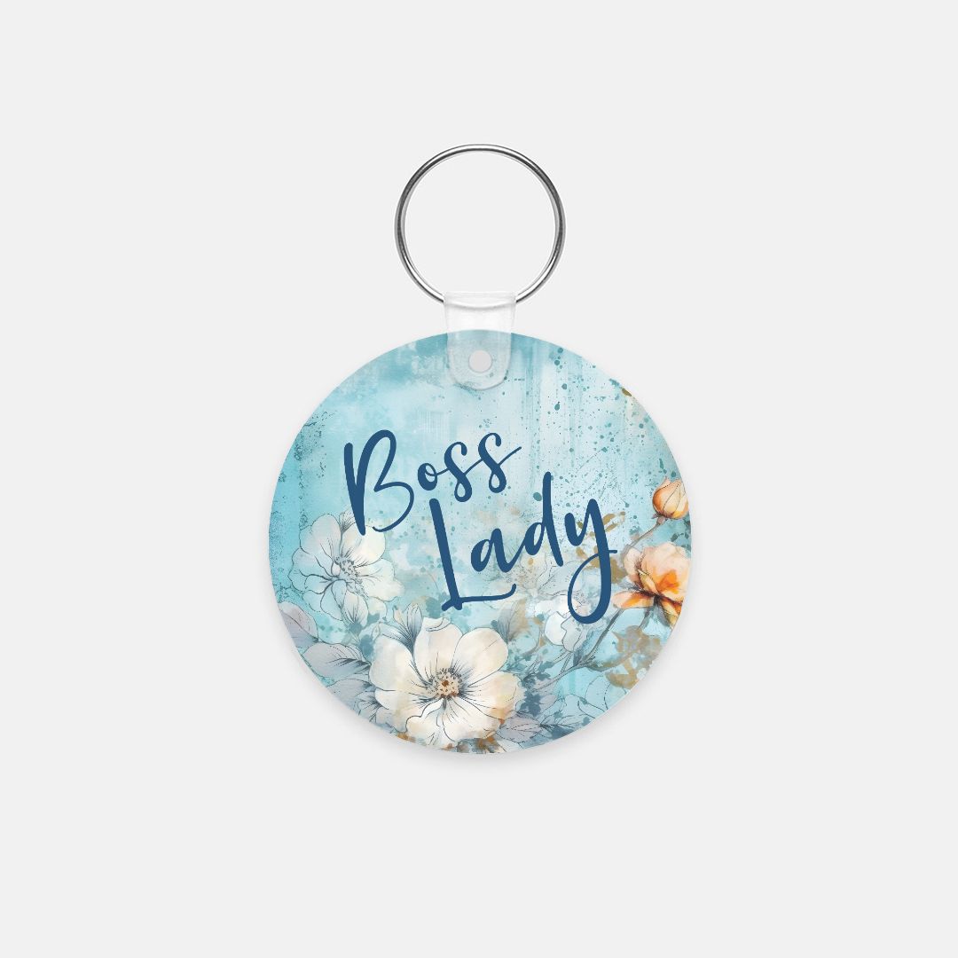 Key Chain (Round) - Boss Lady Classy 01