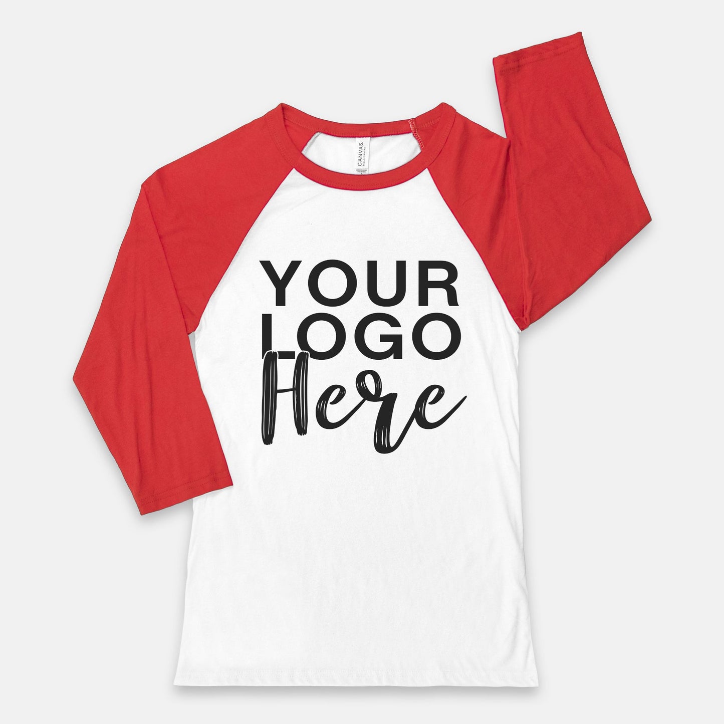 Stand out with Bella Canvas Unisex Baseball T-Shirt - 3200 - Logo Only - Front Only, from Designs On The Go. Elevate your brand presence effortlessly.