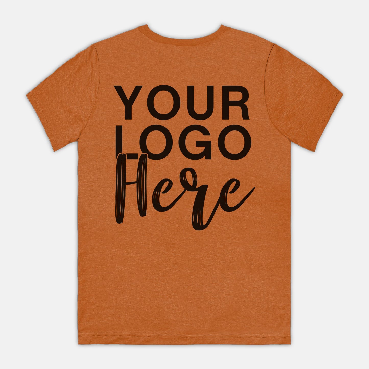 Bella Canvas Unisex Tee 3001CVC - Logo Only - Front & Back