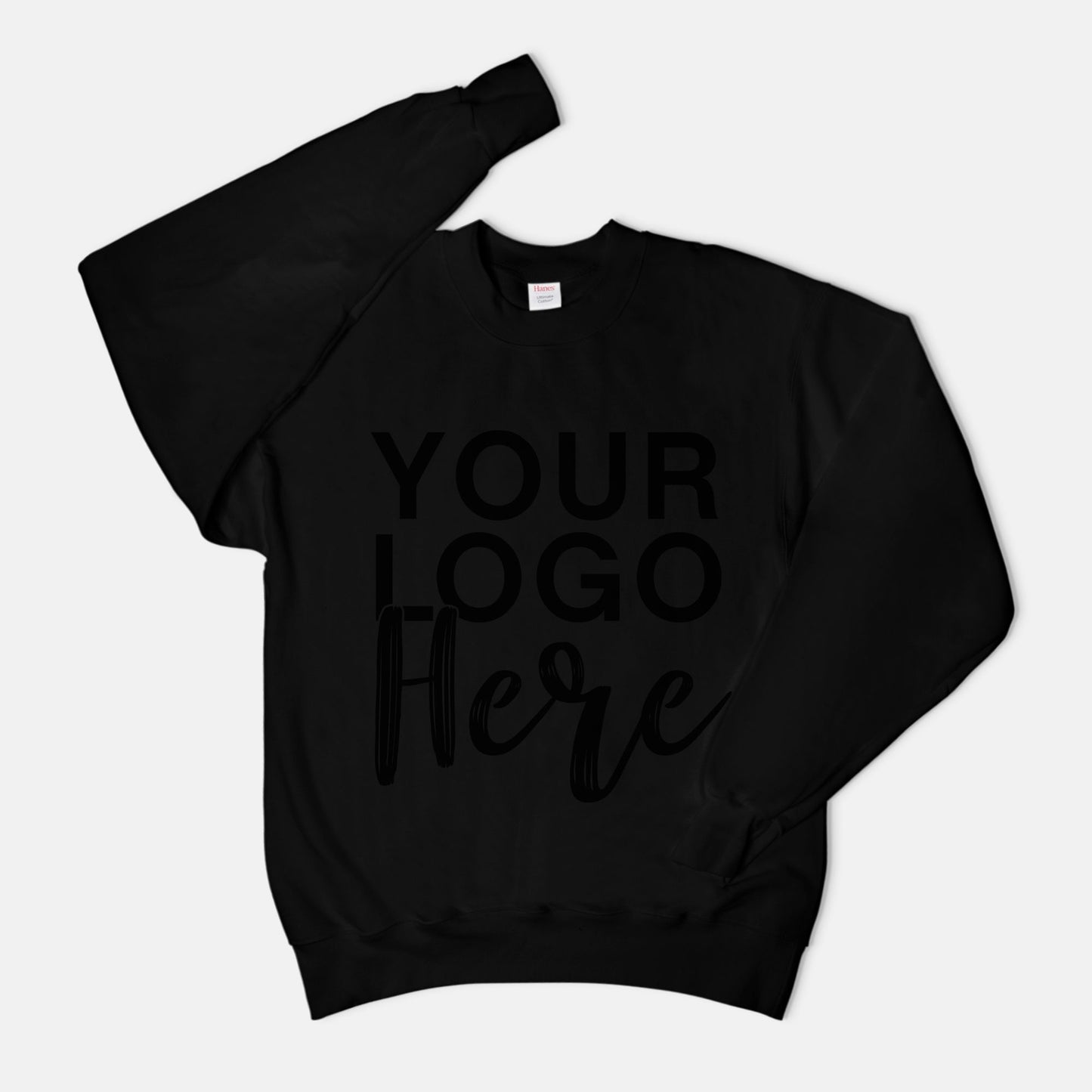 Unisex Crew Neck Sweatshirt Hanes F260 - Logo Only - Front Only