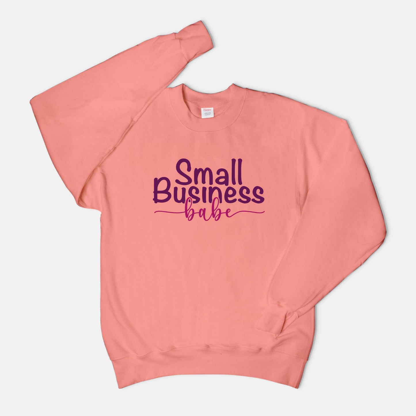 Unisex Crew Neck Sweatshirt Hanes F260 - Small Business Babe