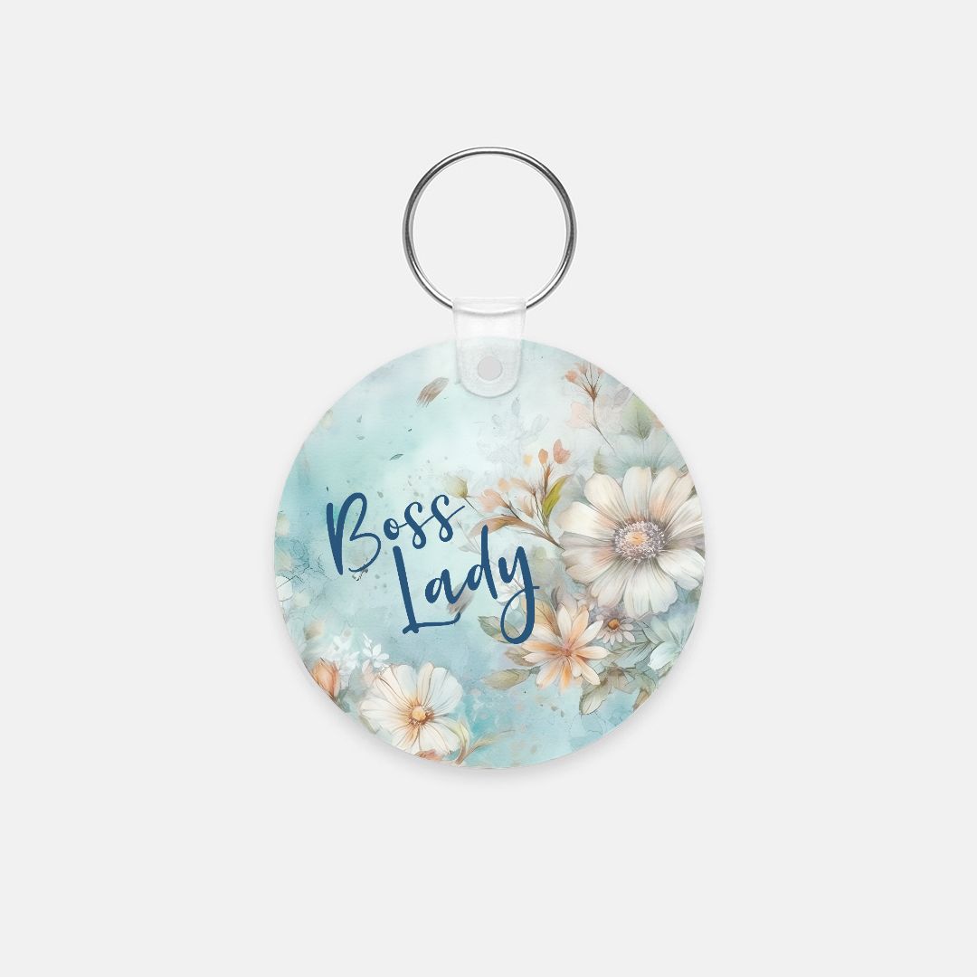 Key Chain (Round) - Boss Lady Classy 02