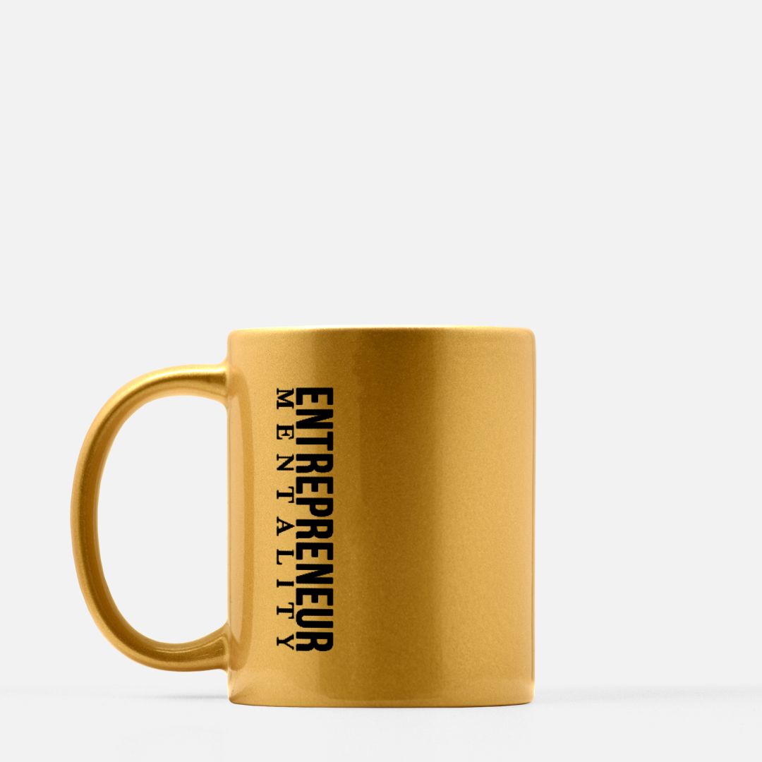 Mug 11oz. (Gold) - Entrepreneur Mentality