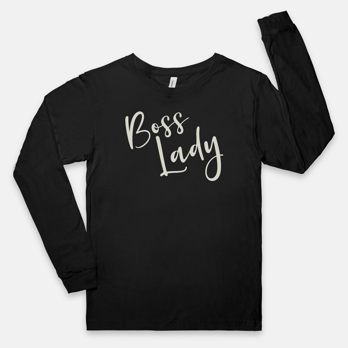 Elevate your wardrobe with the Bella Canvas Unisex Jersey Long Sleeve Tee 3501 - Boss Lady Classy, from Designs On The Go. Showcase your sophistication and confidence effortlessly with this stylish and comfortable jersey tee.