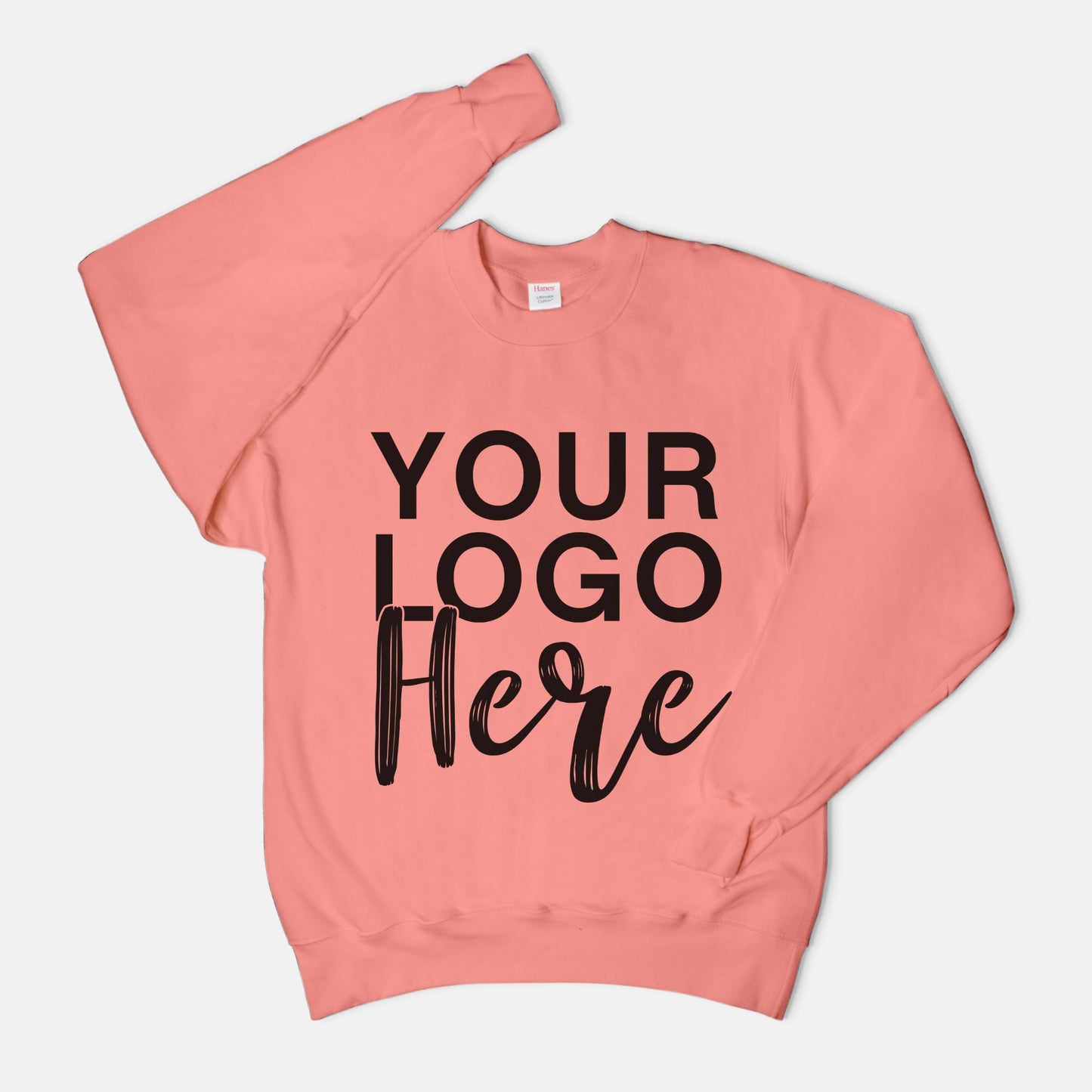 Unisex Crew Neck Sweatshirt Hanes F260 - Logo Only - Front Only