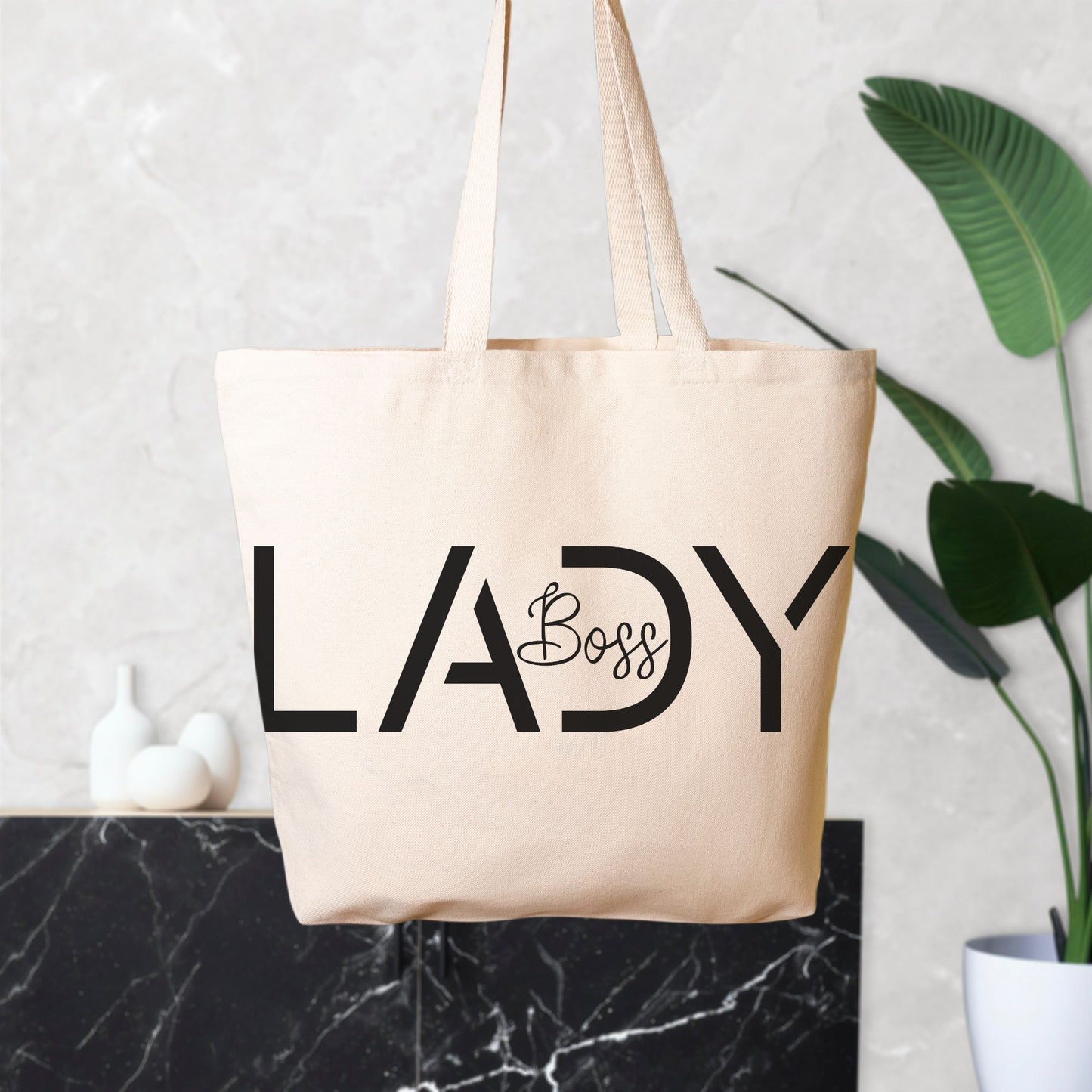 Oversized Tote - Boss Lady Modern