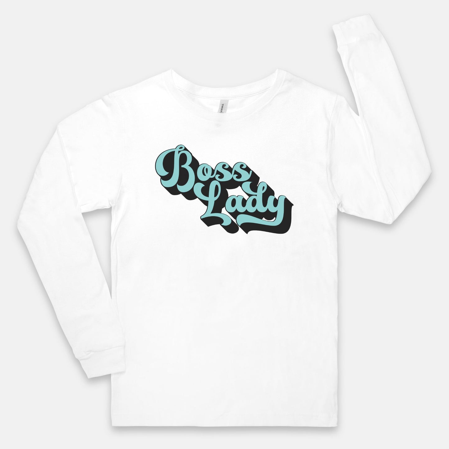 Embrace vintage vibes with the Bella Canvas Unisex Jersey Long Sleeve Tee 3501 - Boss Lady Retro, from Designs On The Go. Elevate your style with nostalgic charm and classic flair, showcasing your confidence effortlessly.