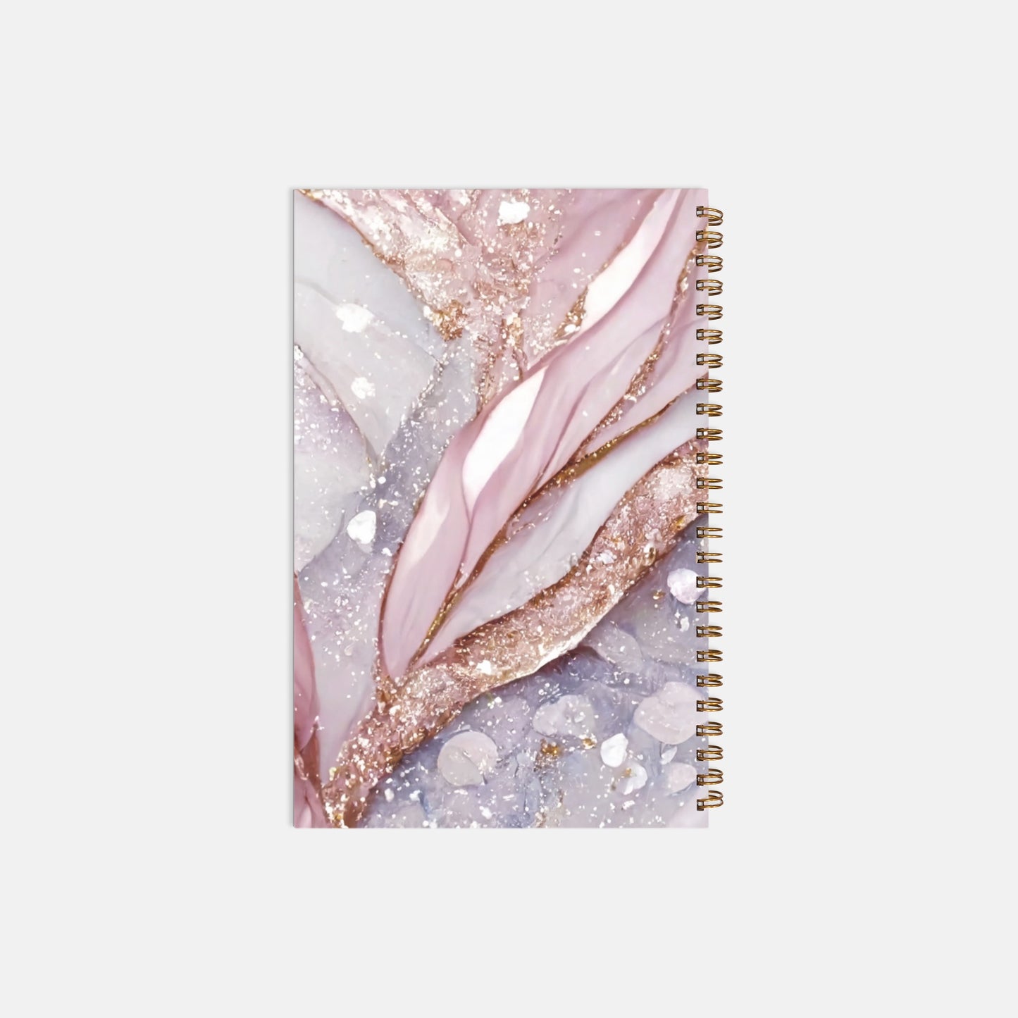 Notebook Softcover Spiral 5.5 x 8.5 - Pastel Stonework