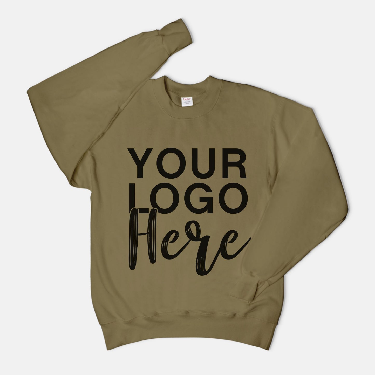 Unisex Crew Neck Sweatshirt Hanes F260 - Logo Only - Front Only