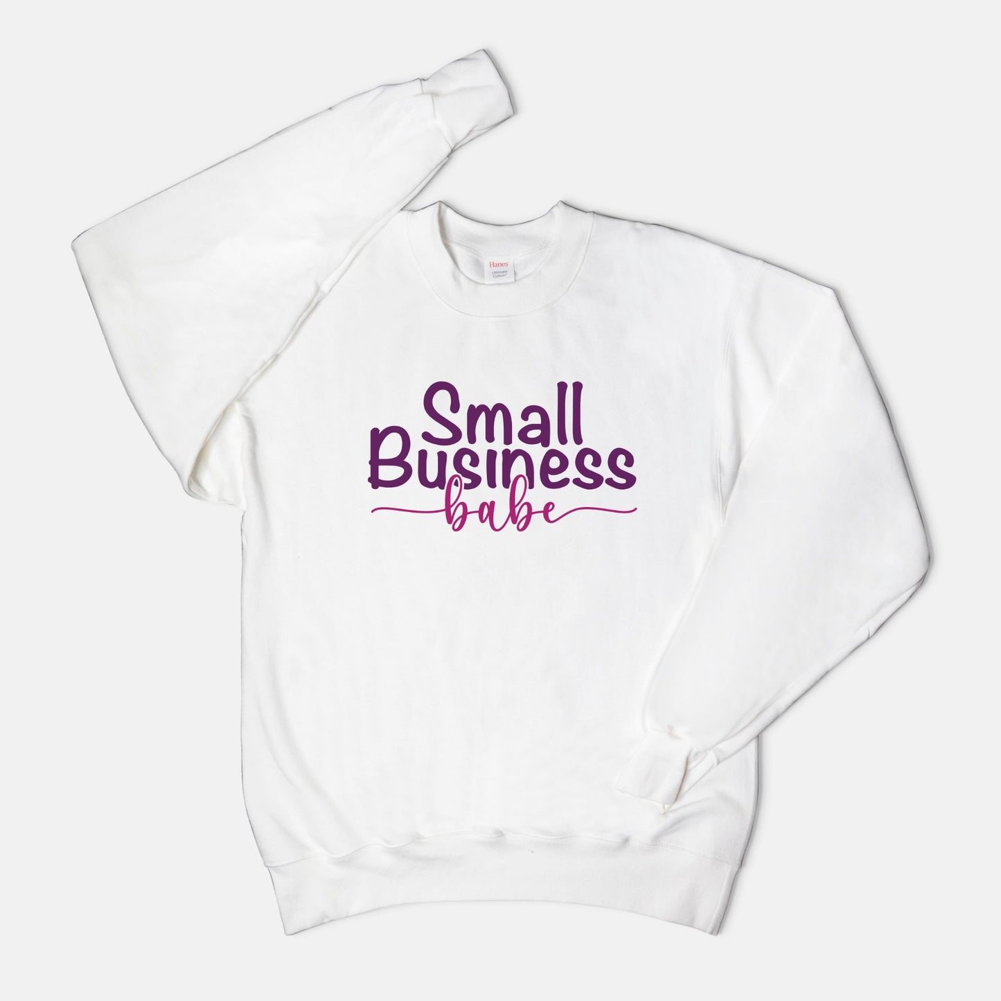 Unisex Crew Neck Sweatshirt Hanes F260 - Small Business Babe