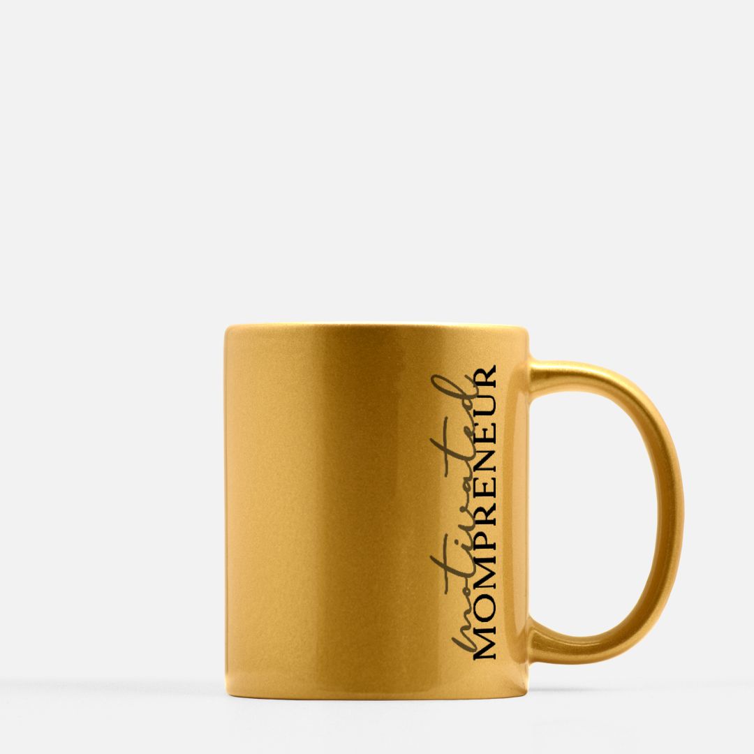 Mug 11oz. (Gold) - Motivated Mompreneur
