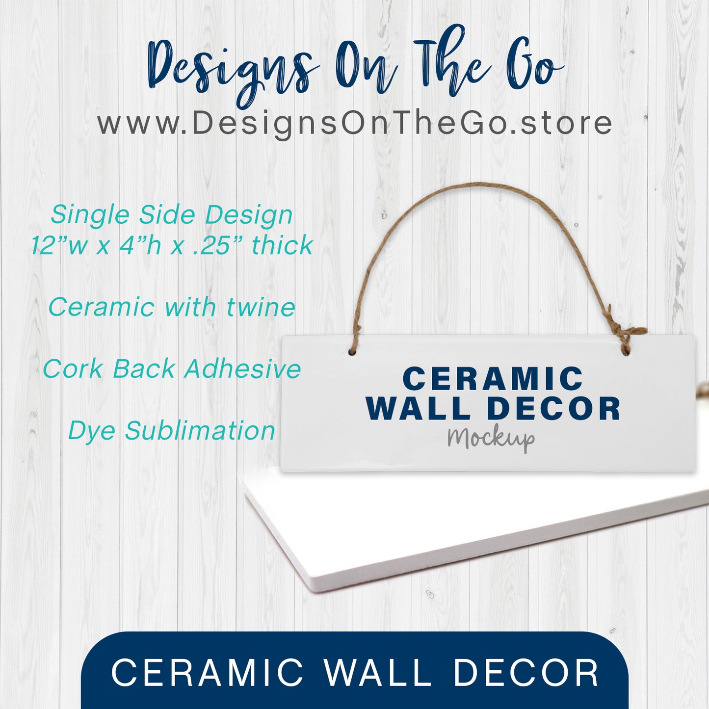 Elevate your space with stunning ceramic wall decor from Designs On The Go. Our handcrafted pieces add a touch of elegance and style to any room. Perfect for home or office, these unique designs make a statement and enhance your décor. Shop now and transform your walls with artistic flair!