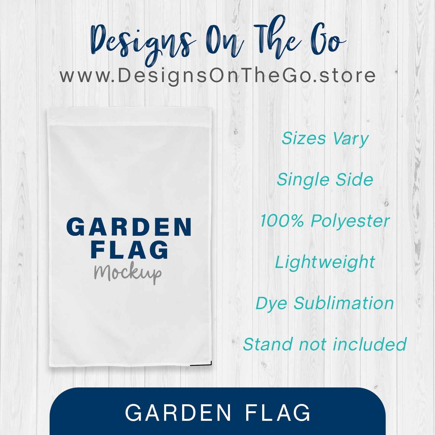 Brighten up your outdoor space with the Garden Flag from Designs On The Go! Crafted from durable materials, this eye-catching flag adds a personal touch to your garden or yard. Perfect for any season or occasion, it showcases your unique style and enhances your curb appeal. Elevate your landscaping today!