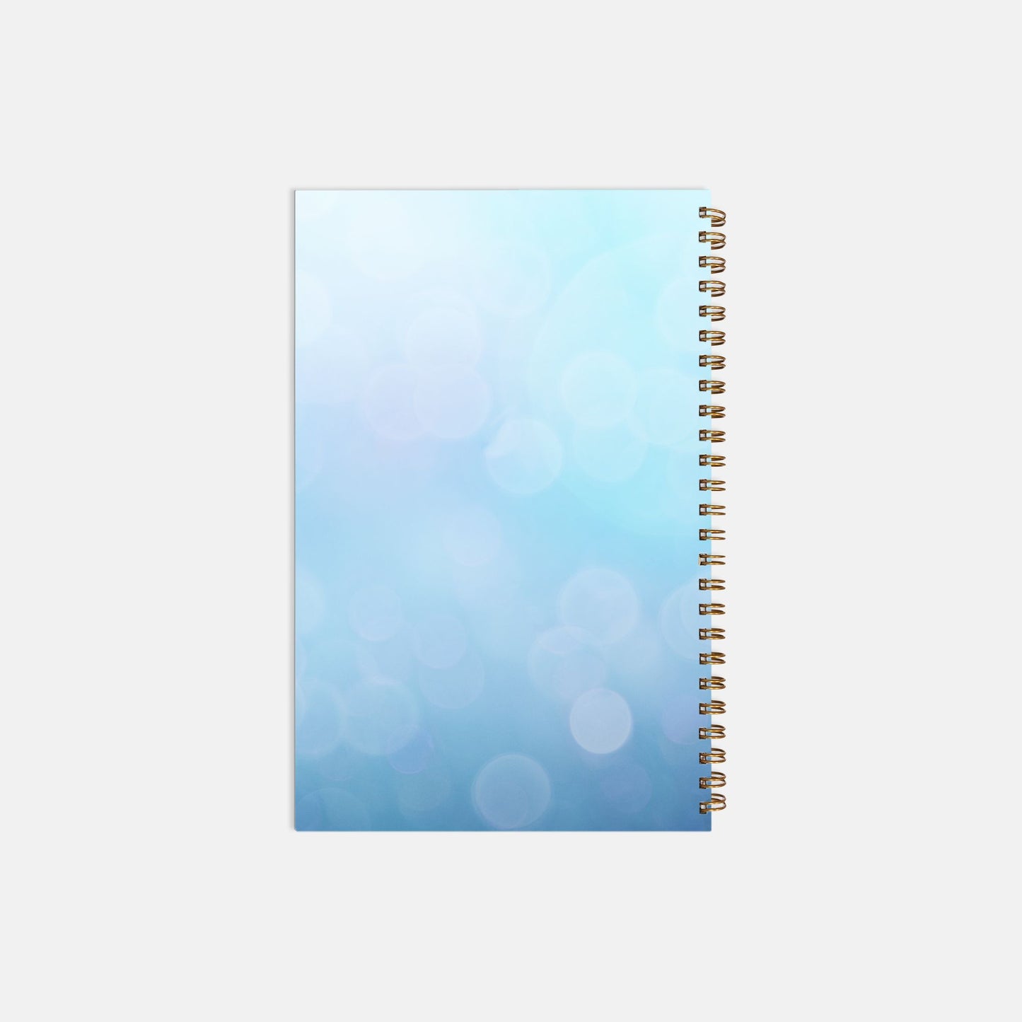 Planner Hardcover Spiral 5.5 x 8.5 - Motivated Mompreneur Icy Blue