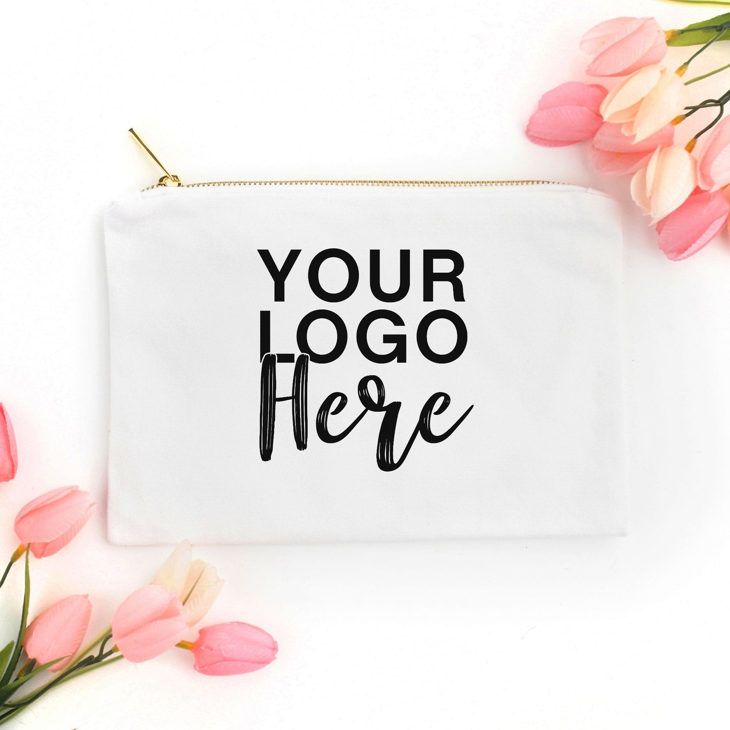 Zipper Canvas Bag - Logo Only