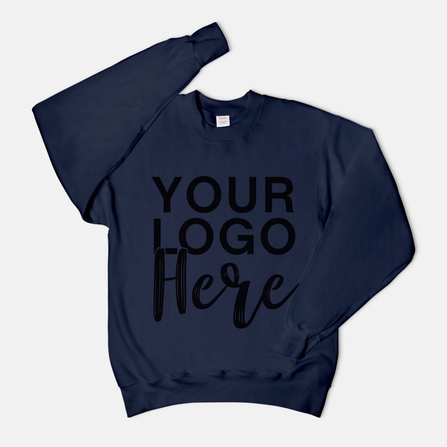Unisex Crew Neck Sweatshirt Hanes F260 - Logo Only - Front Only