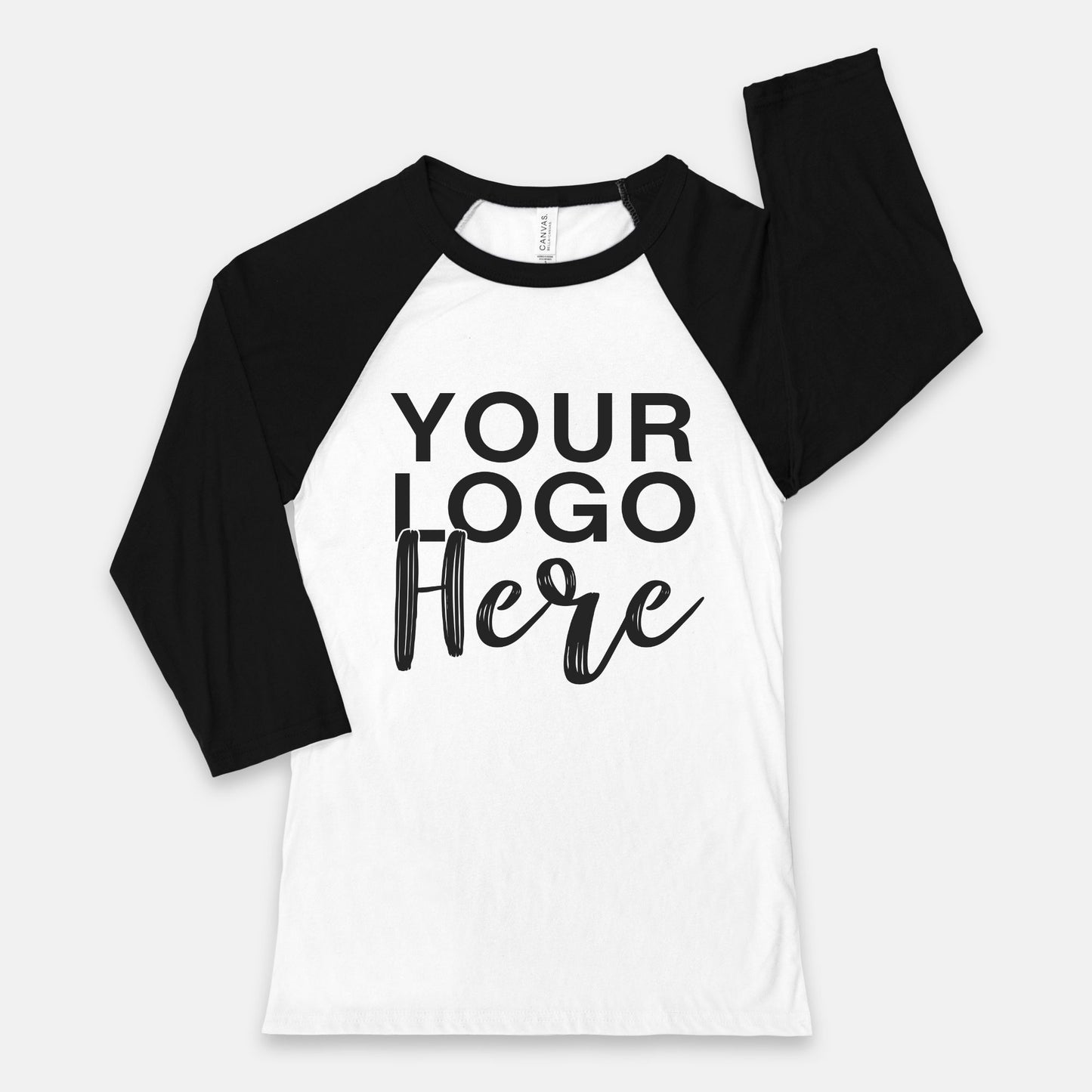 Stand out with Bella Canvas Unisex Baseball T-Shirt - 3200 - Logo Only - Front Only, from Designs On The Go. Elevate your brand presence effortlessly.