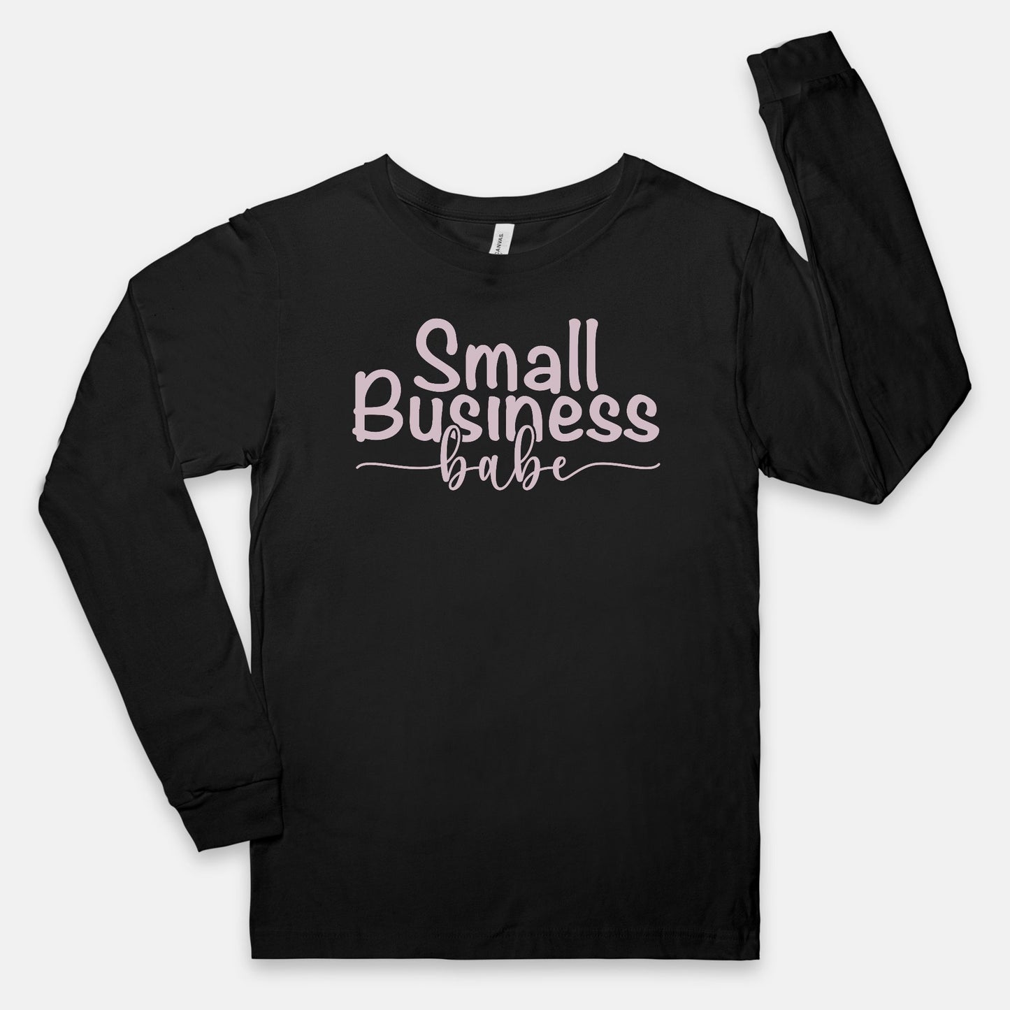 Celebrate your entrepreneurial journey with the Bella Canvas Unisex Jersey Long Sleeve Tee 3501 - Small Business Babe, from Designs On The Go. Elevate your style with this chic and comfortable jersey tee, perfect for showcasing your pride as a small business owner.