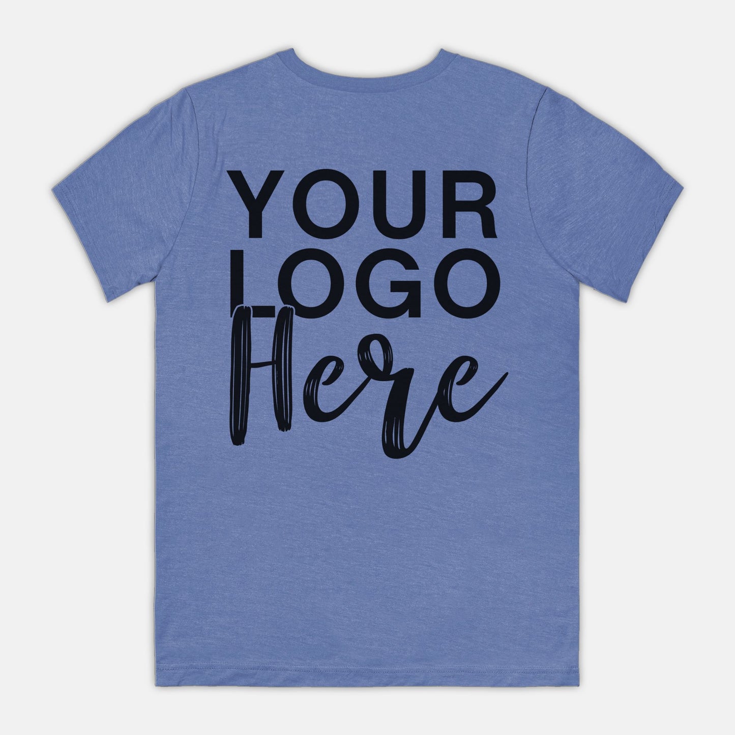 Bella Canvas Unisex Tee 3001CVC - Logo Only - Front & Back