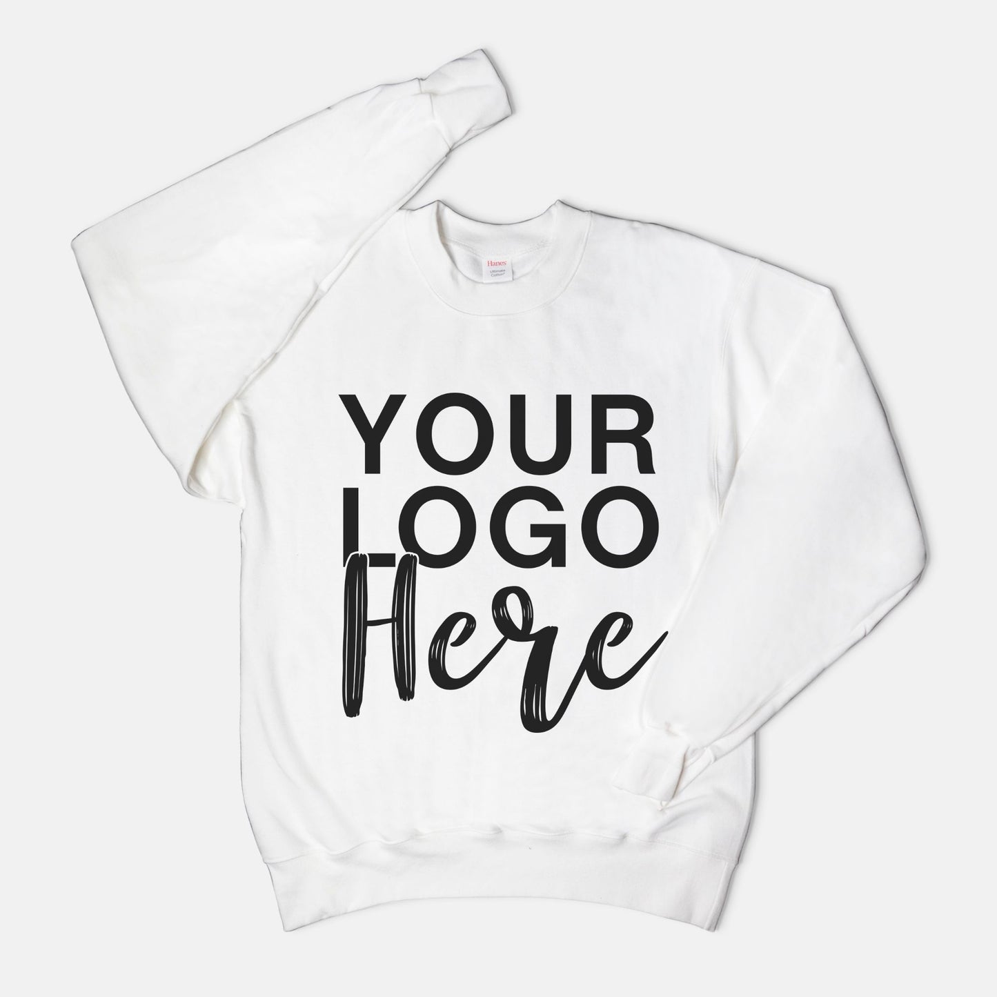 Unisex Crew Neck Sweatshirt Hanes F260 - Logo Only - Front Only