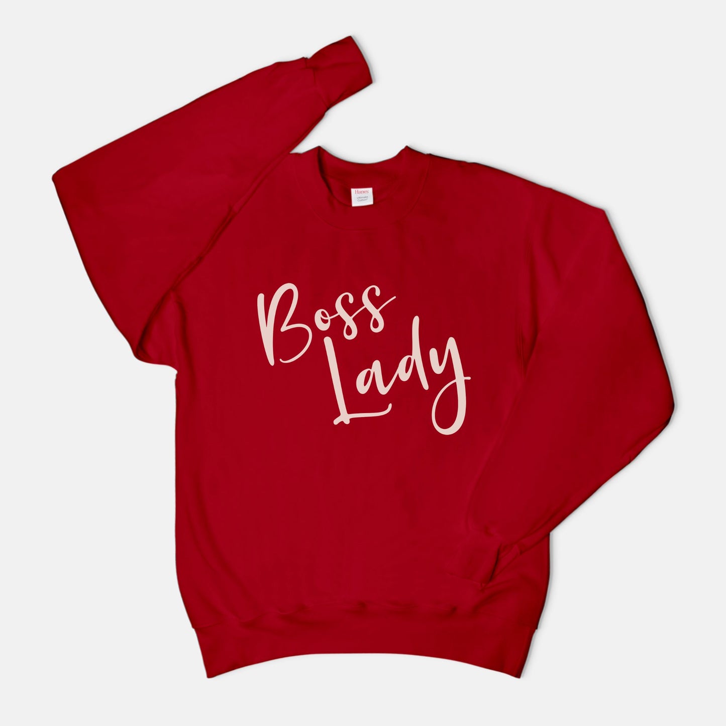 Unisex Crew Neck Sweatshirt Hanes F260 - Boss Lady Classy