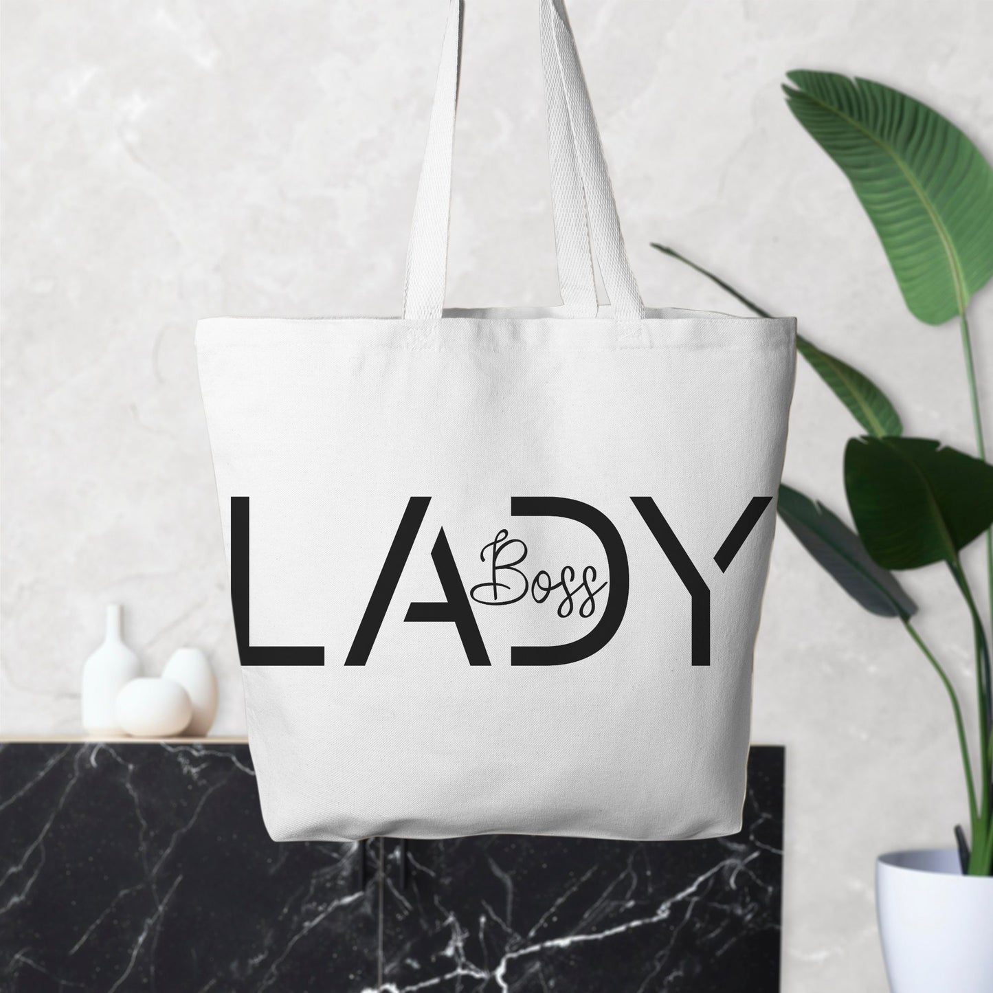 Oversized Tote - Boss Lady Modern