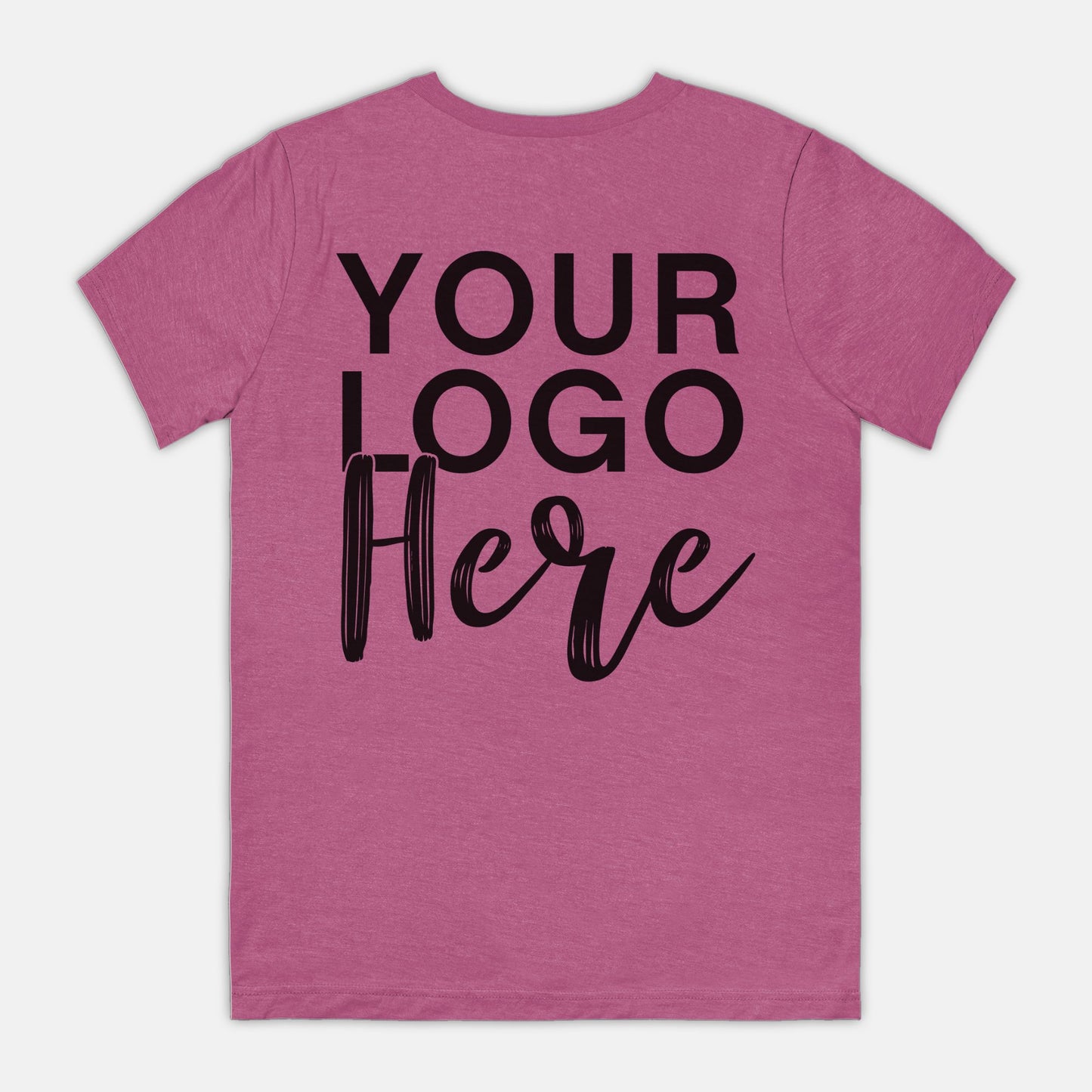 Bella Canvas Unisex Tee 3001CVC - Logo Only - Front & Back