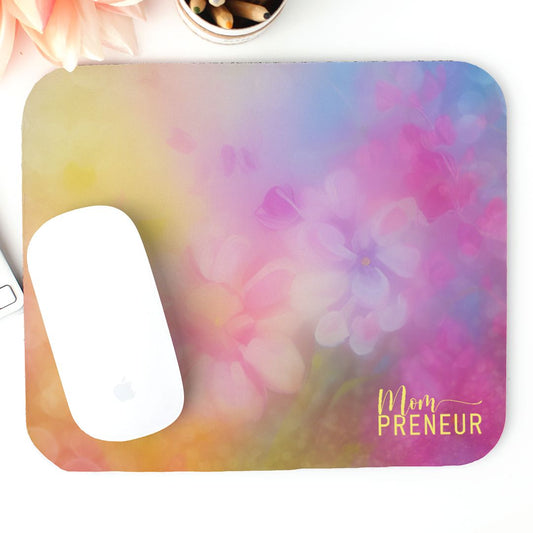 Mouse Pad (Rectangle) - Mompreneur Fantasy Flowers