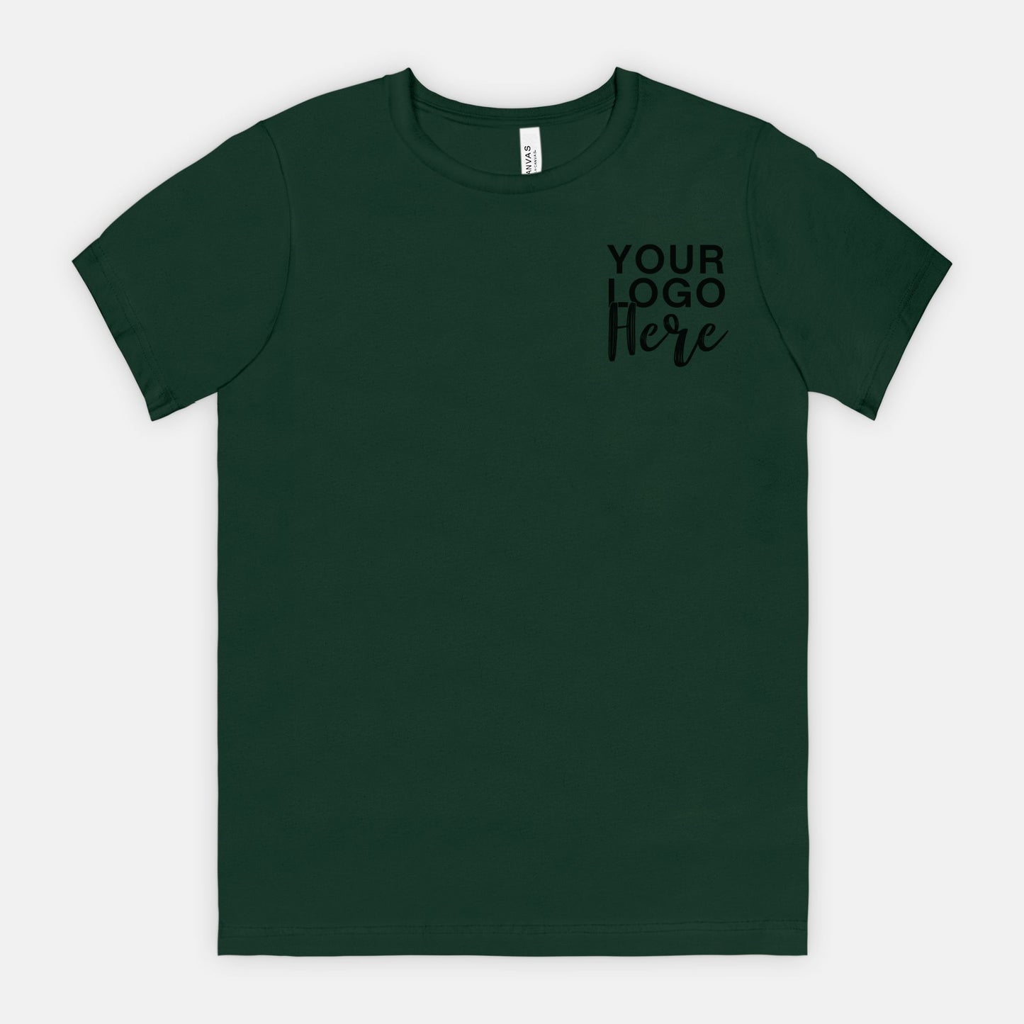 Bella Canvas Unisex Tee 3001 - Logo Only - Front & Back
