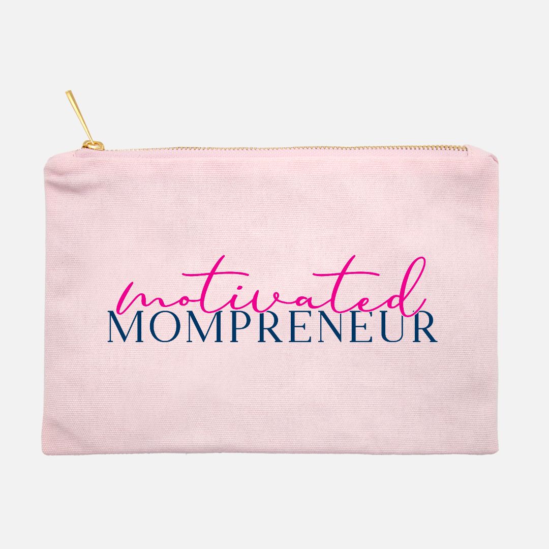 Zipper Canvas Bag - Motivated Mompreneur