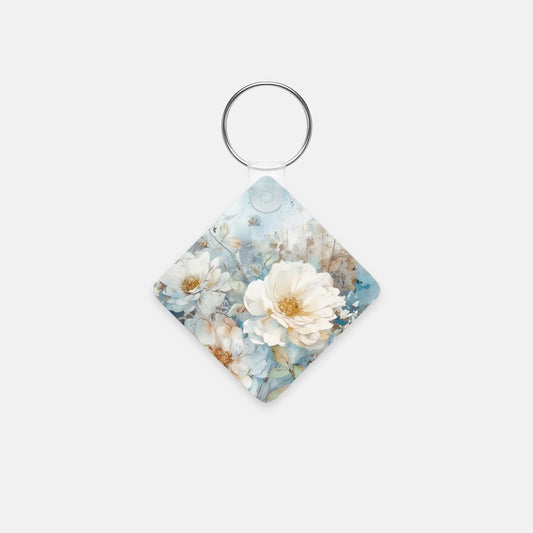 Key Chain (Square) - Vintage Blue