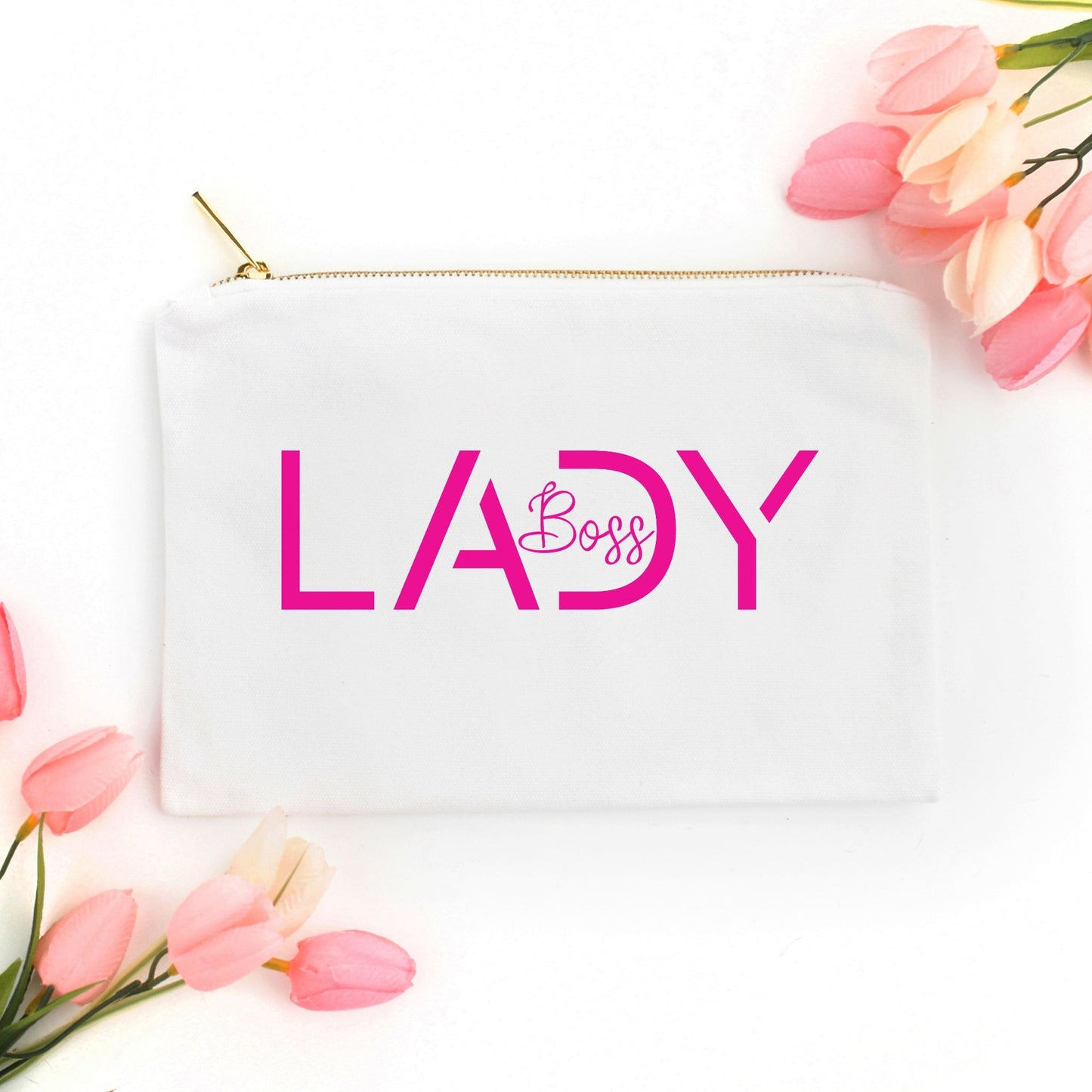 Zipper Canvas Bag - Boss Lady Modern