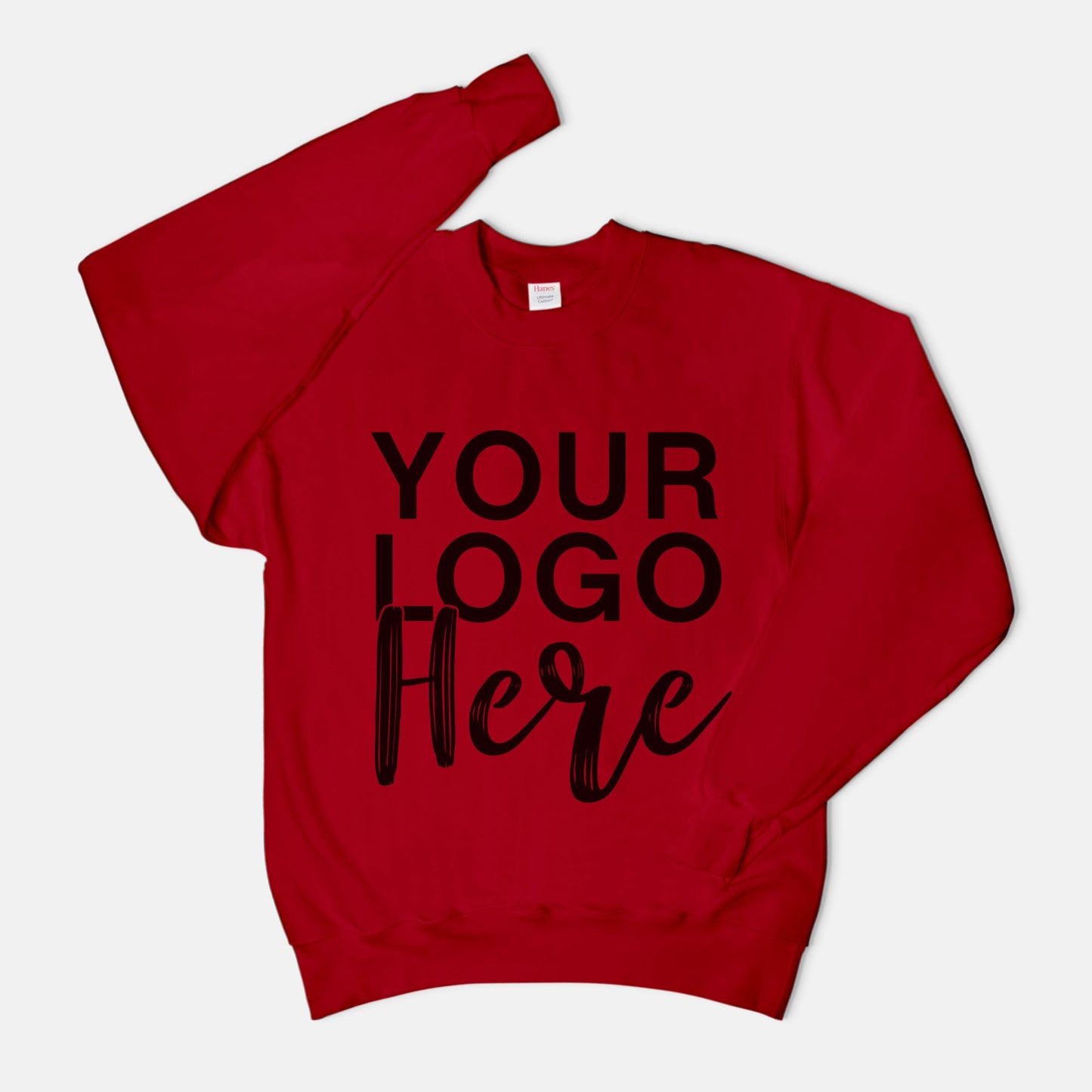 Unisex Crew Neck Sweatshirt Hanes F260 - Logo Only - Front Only