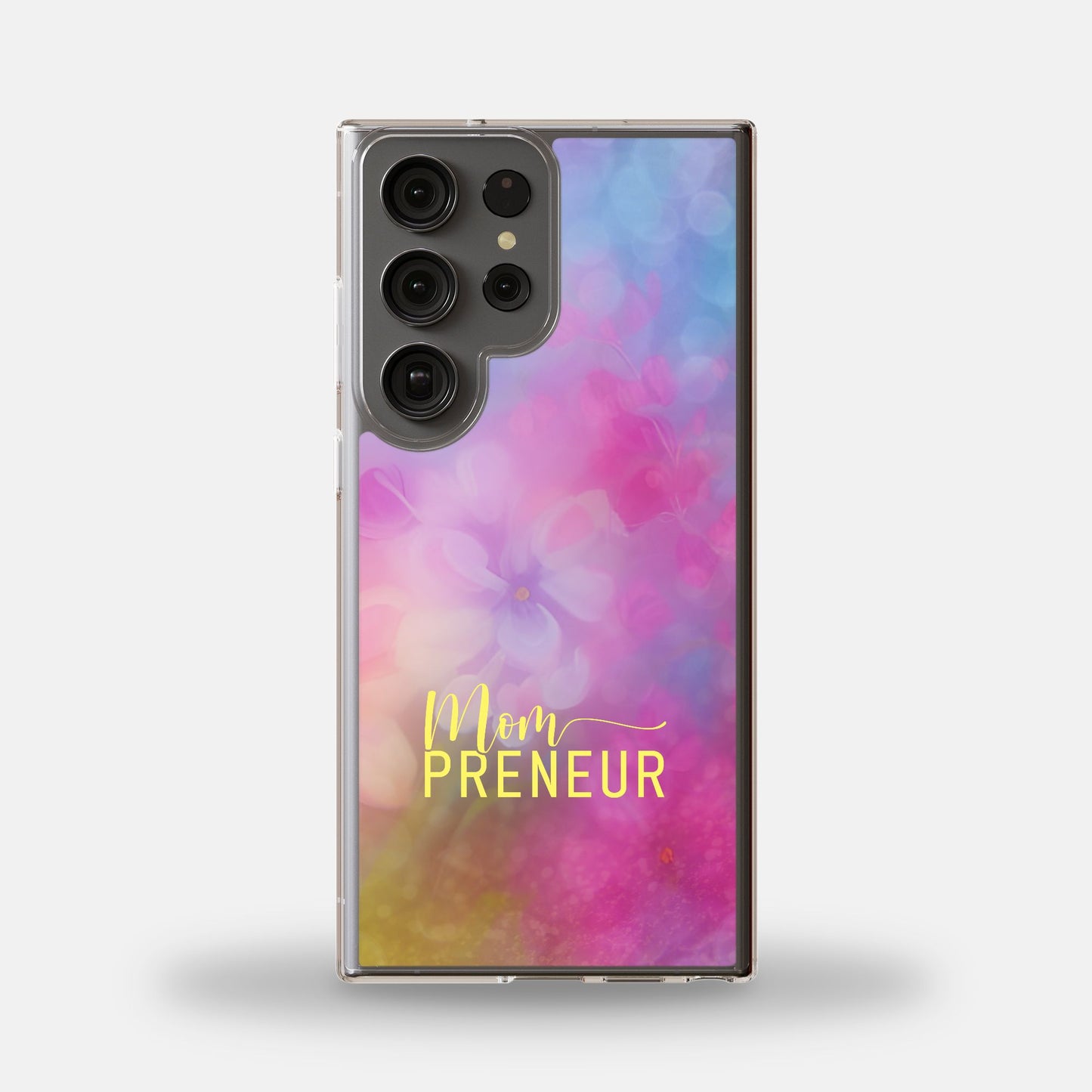 Samsung Galaxy S23 Ultra Clear Case - Mompreneur Fantasy Flowers
