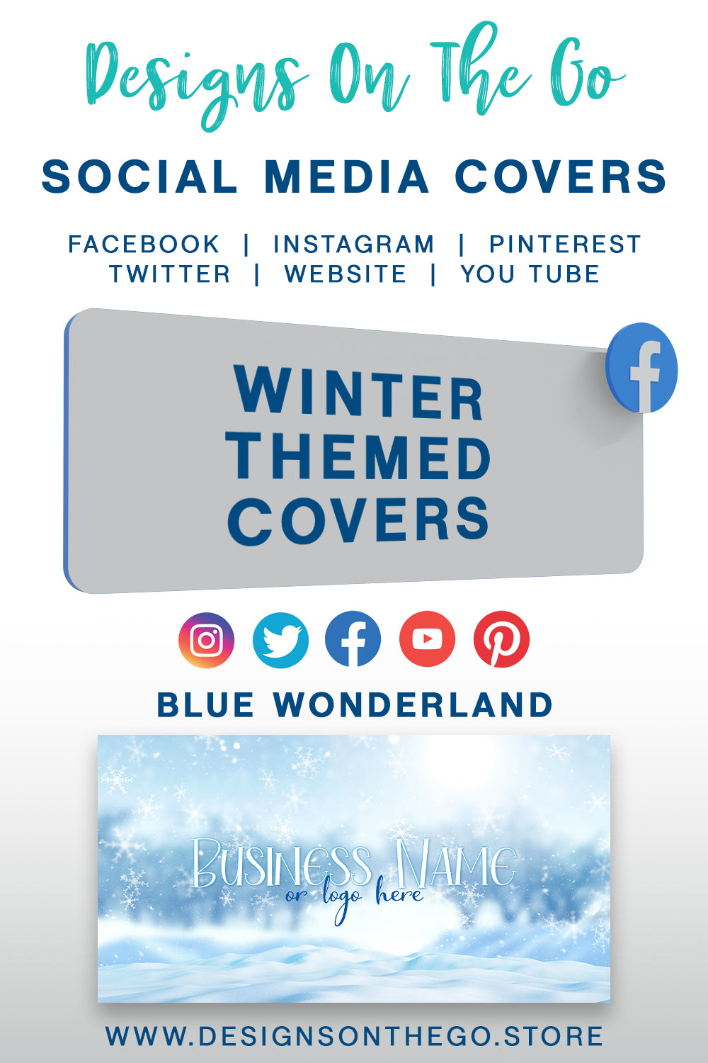 Winter Themed Social Media Covers