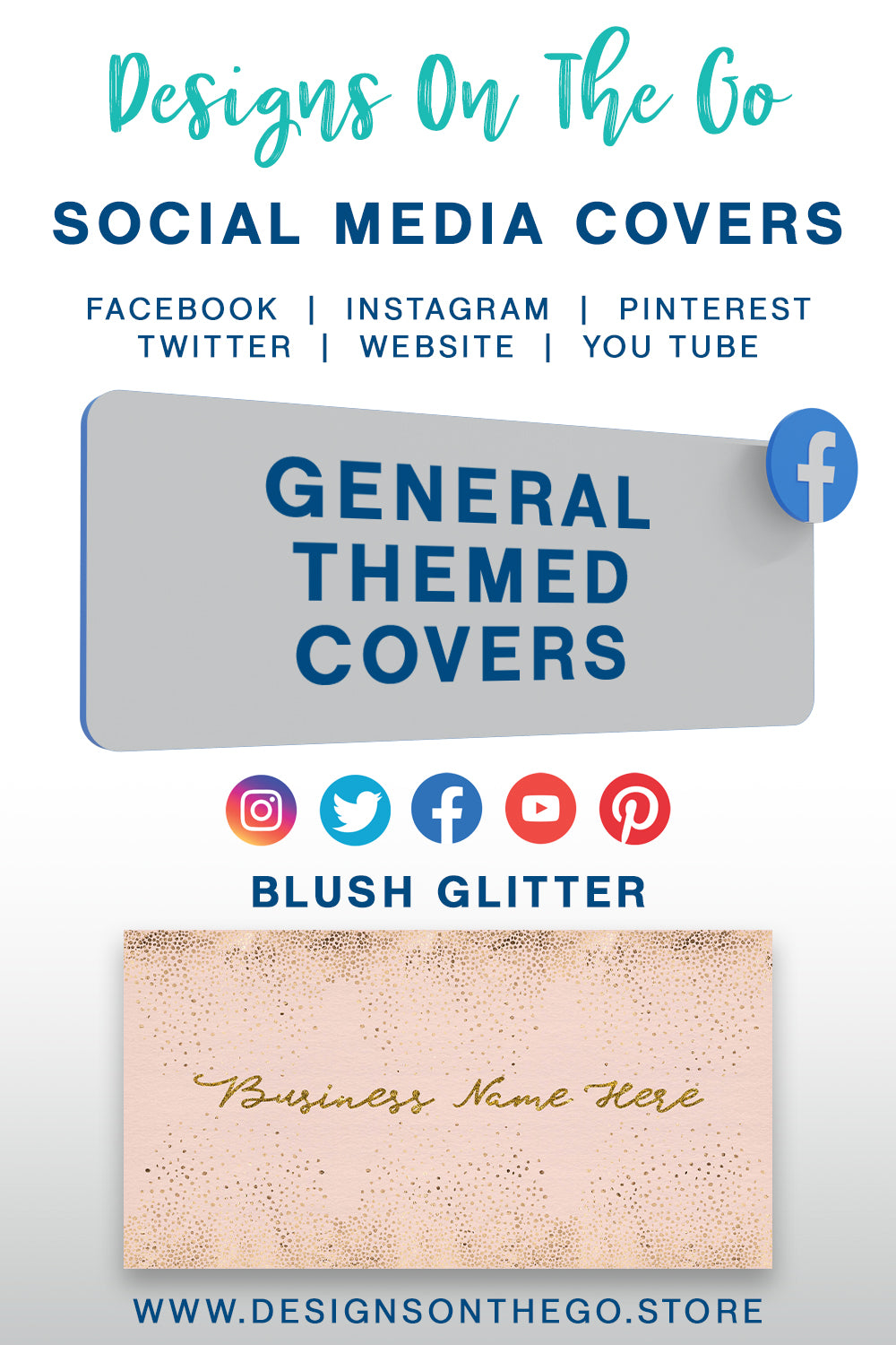 Elevate your online presence with the General Themed Social Media Covers from Designs On The Go! Our vibrant and customizable designs help you stand out across platforms. Perfect for any brand, these covers enhance your social media profile, making it more engaging and visually appealing. Upgrade your branding effortlessly!